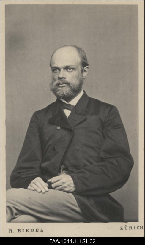 Korporatsiooni "Livonia" vilistlane Leopold von Holst, portreefoto