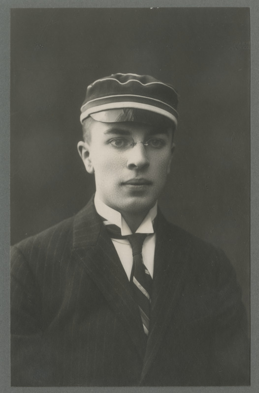 Korporatsioon "Estonia" liige Ralf Armsen, portreefoto