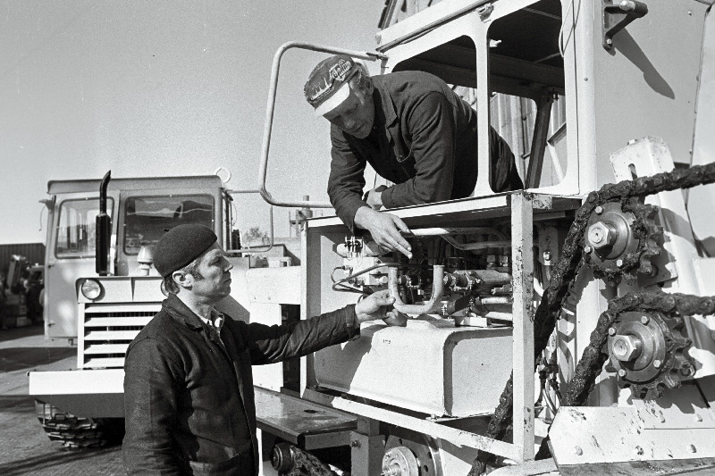 Tootmiskoondises Talleks.