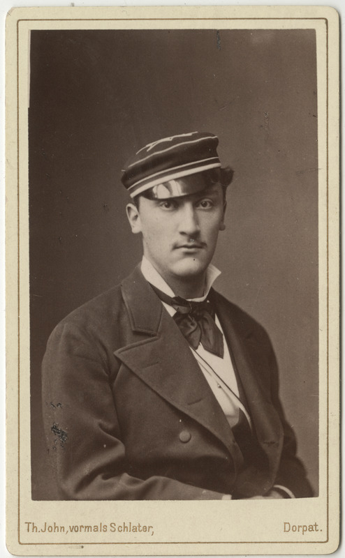 Korporatsioon "Estonia" liige Werner Zoege von Manteuffel, portreefoto