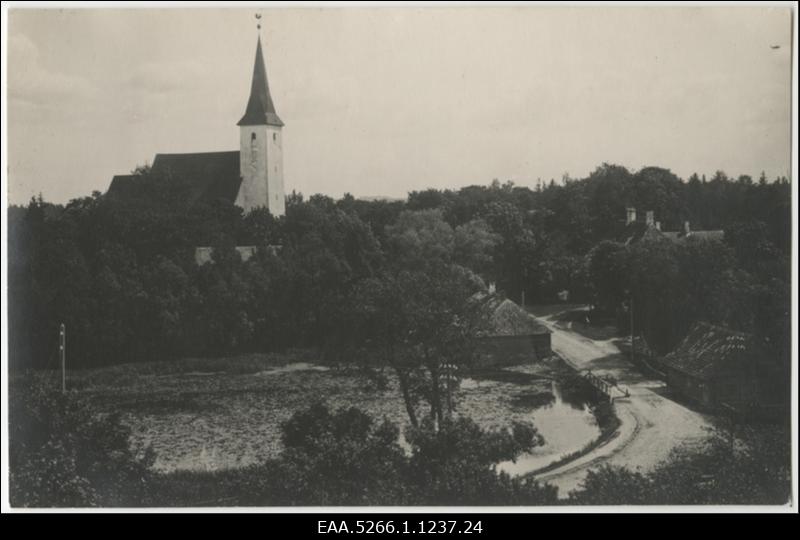 Suure-Jaani luteriusu kirik. Fotopostkaart