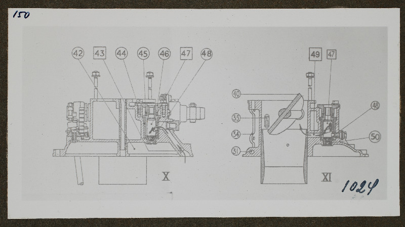 Fotokoopia tehnilisest joonisest; foto 1. Lennuväedivisjoni fotopositiivide kogust