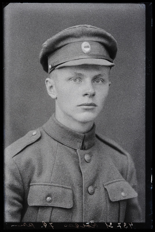 Sõjaväelane Johan Rõigas.