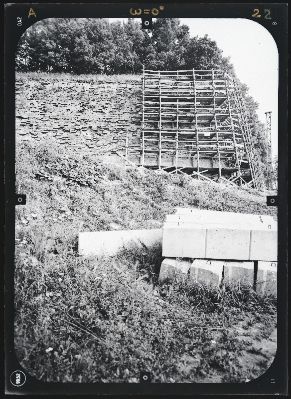 Narva linn. Bastionid. Narva linnakindlustused. Stereofotogramm-meetriline mõõdistamine.