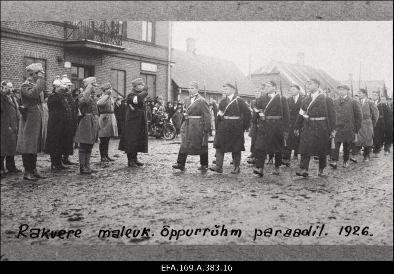 Kaitseliidu Viru Malev. Õppused, paraadid jne. Jõhvi, Rakvere, Malla jt. kompaniid.
