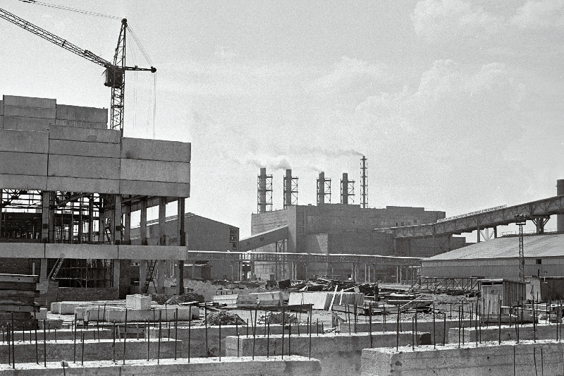 Vaade Maardu Keemiakombinaadi rajatavale fluorsoolade tsehhile.