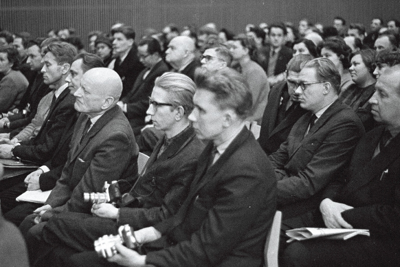 Eesti Fotograafia 125 aastapäeva tähistamise aktus Tallinna Kultuuriülikooli fotokunstifakulteedis.