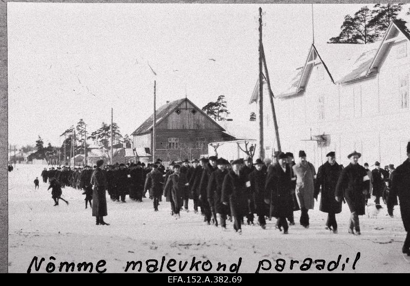 Kaitseliidu Tallinna Malev. Õppused, paraadid jne.