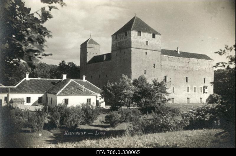 Fotopostkaart. Kuressaare loss.