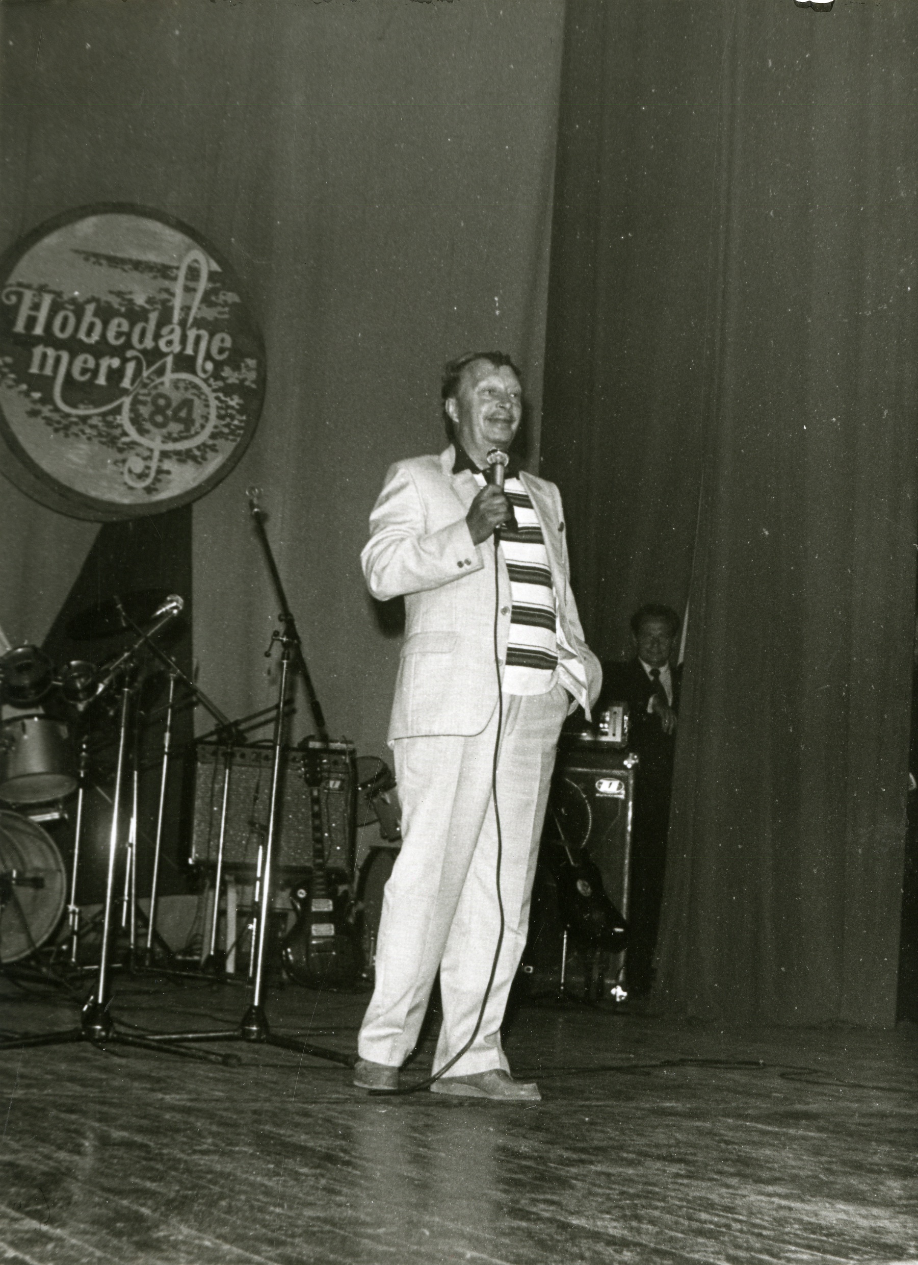 Sulev Nõmmik konkursil Hõbedane meri`84.