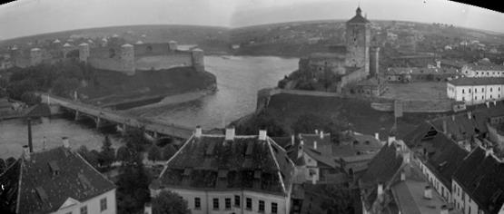 Narva Panoram from the tower of the Jaan Church 11.6.1928