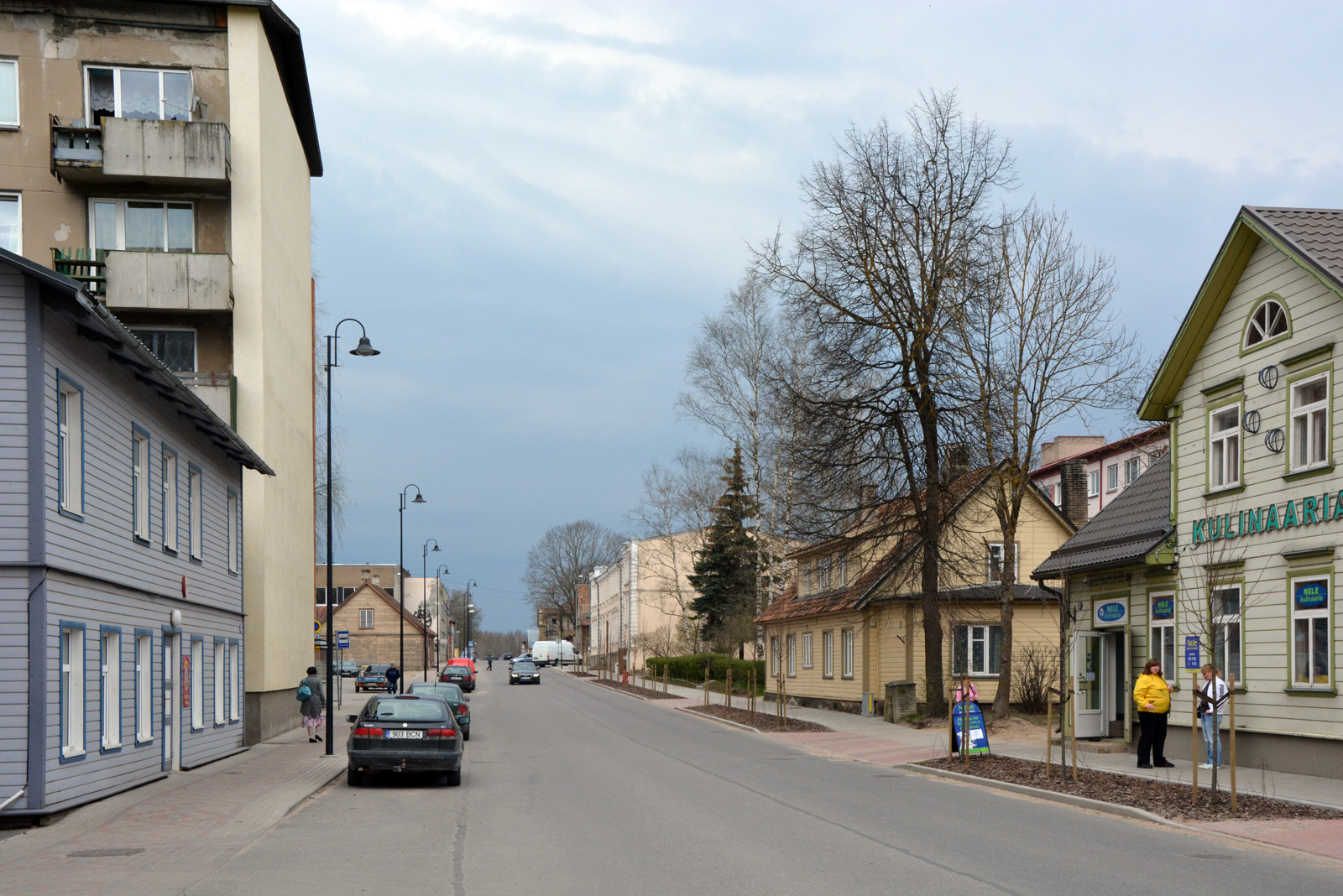 Foto. Võru Kreutzwaldi tänav. rephoto