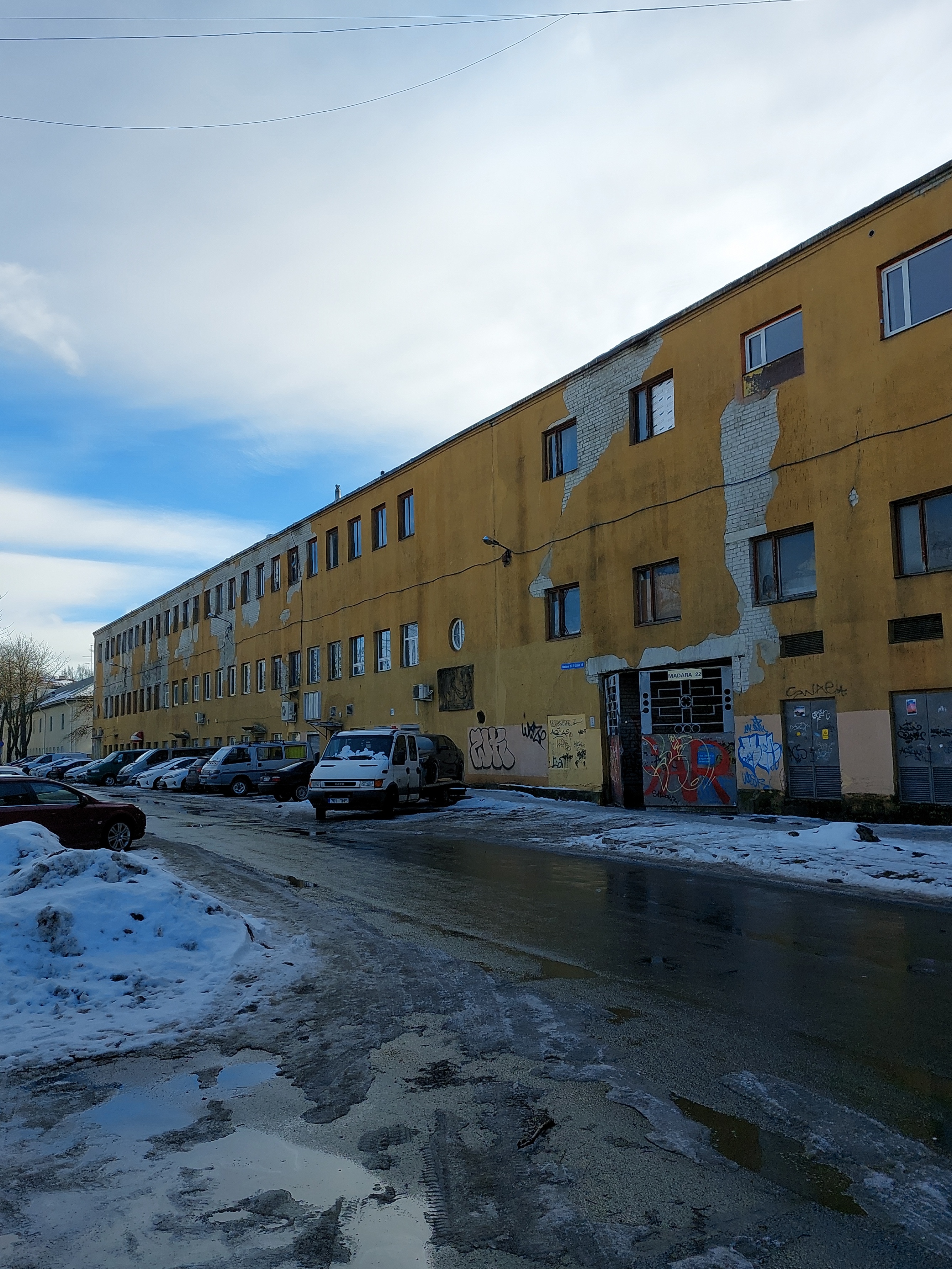 Madara 22, Tallinn. "Tegur" vanema tootmishoone välisvaade rephoto