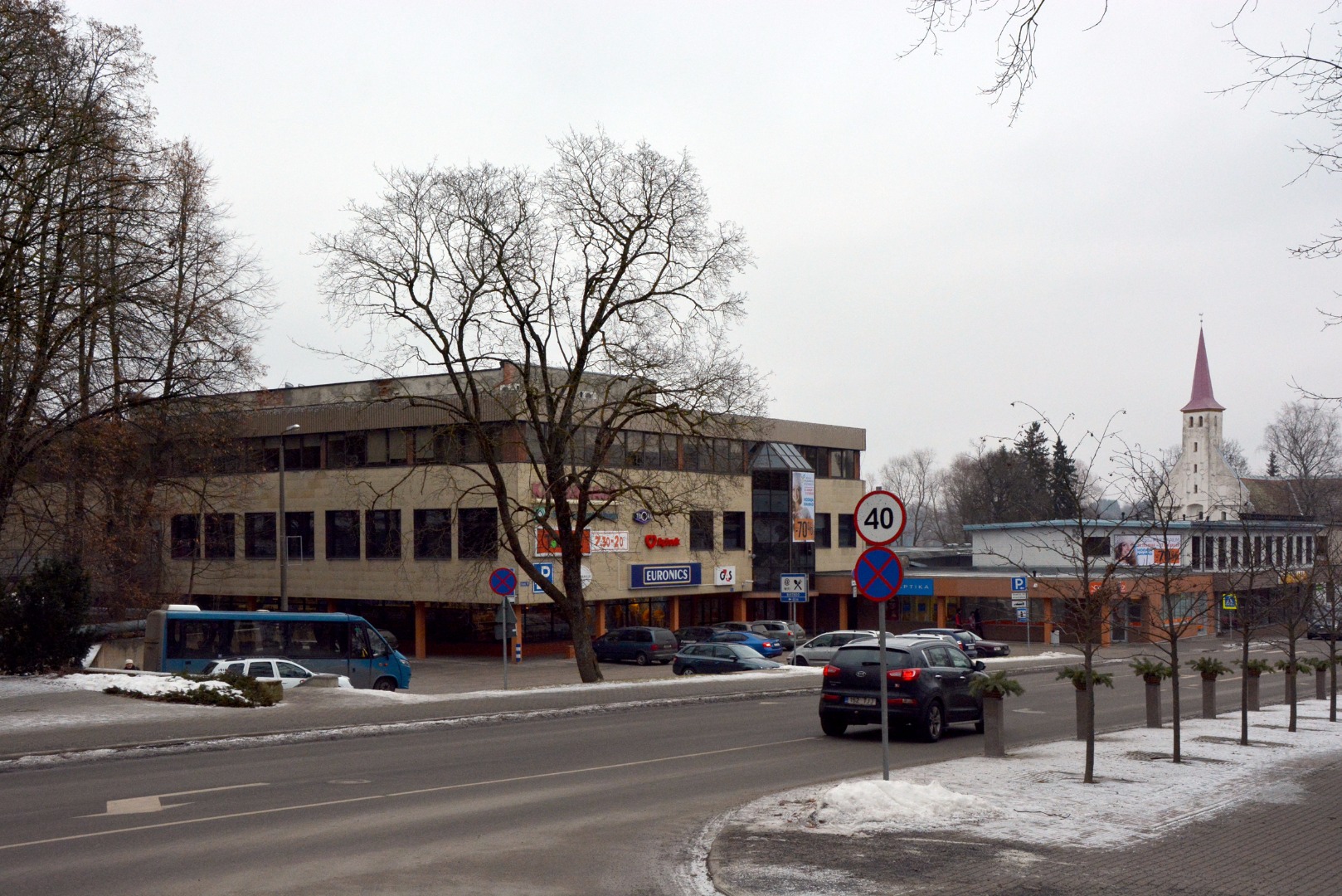 Foto. Soomusrongide staabi abihoone ehitus Põlva peatänaval. 1919. rephoto