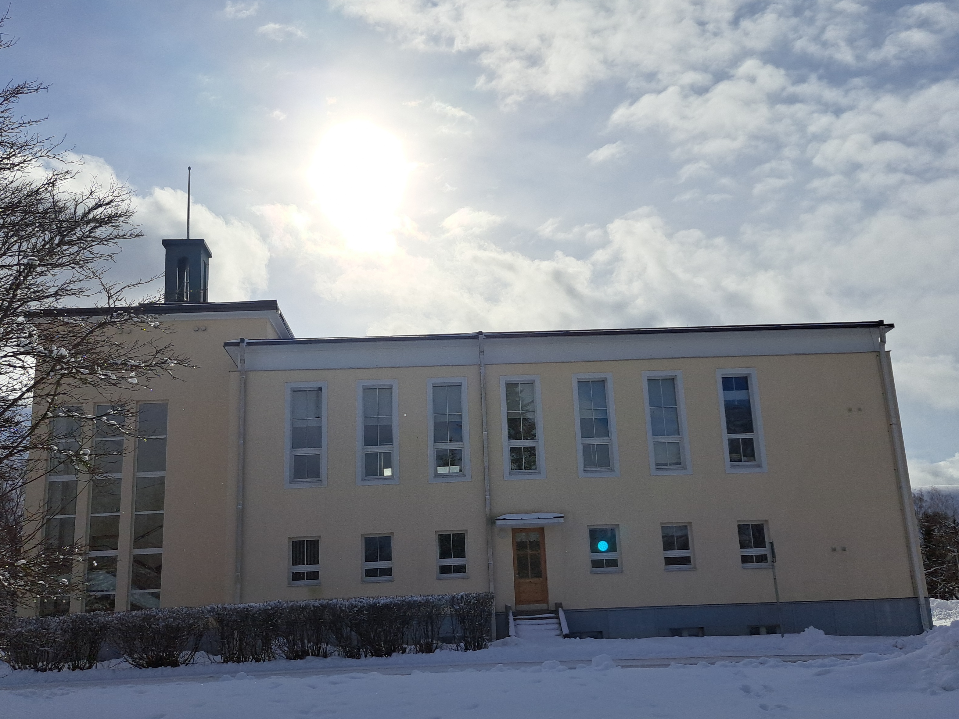 Rapla Secondary School buildings rephoto