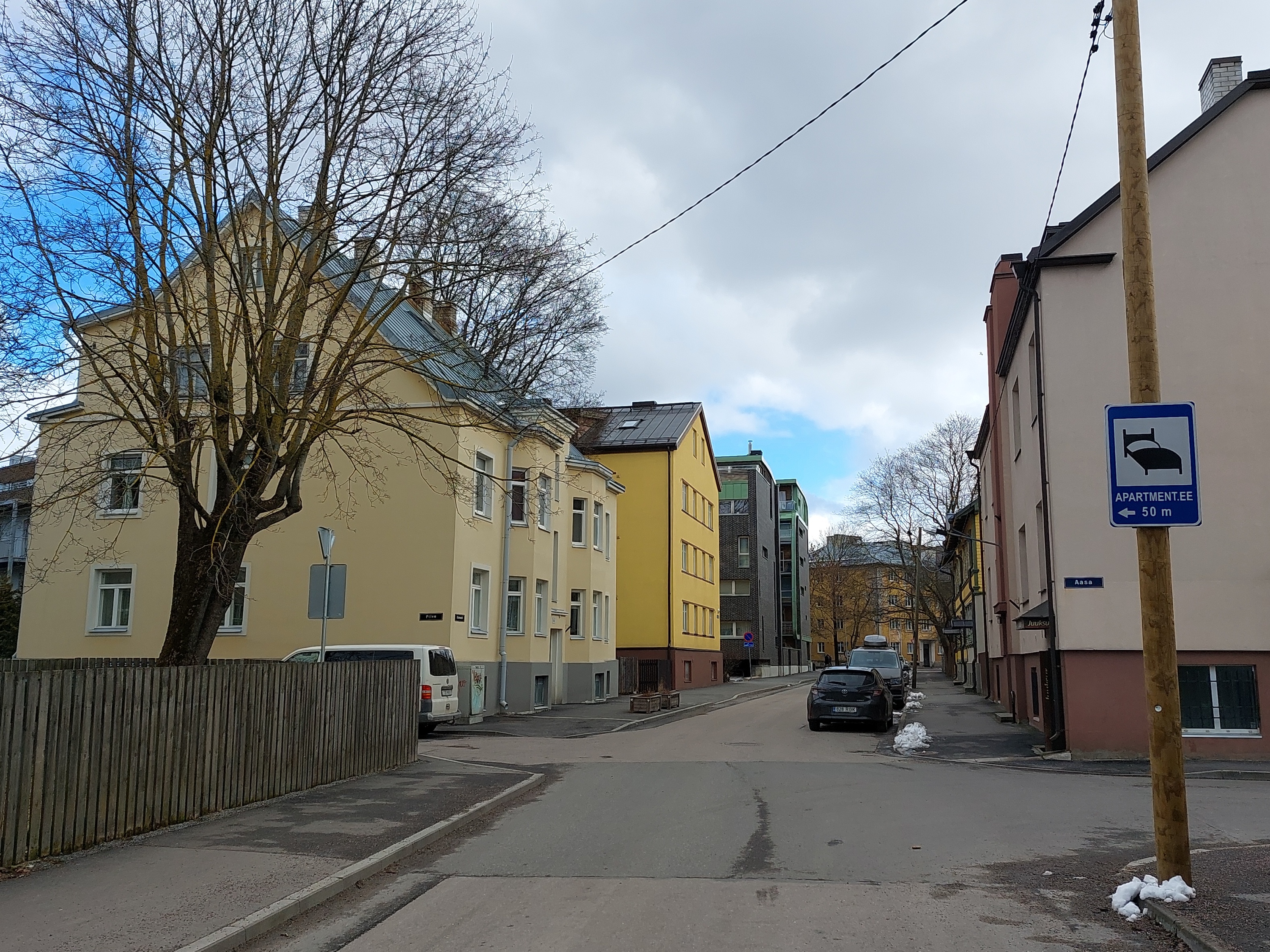 Uus Maailm, Komeedi, Pilve ja Aasa tänava ristmik. rephoto