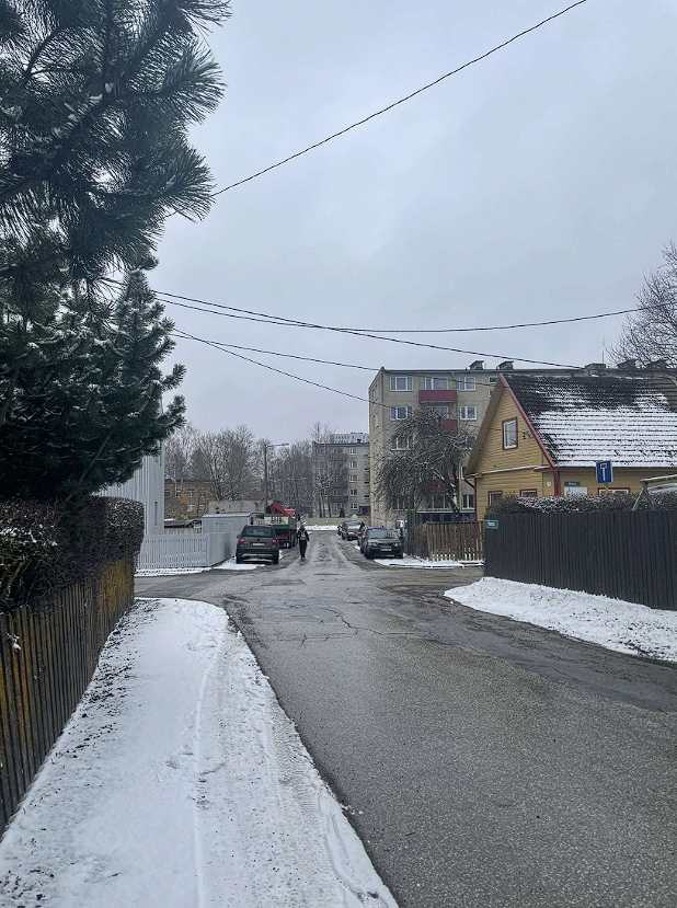 Tartu, Heina tänava vaade Jaama tänava poolt (suunaga kesklinna poole) rephoto