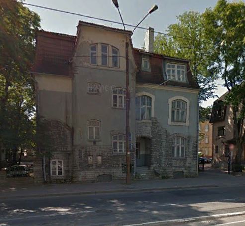 End korterelamu Tallinnas Narva mnt 48. Arhitekt Otto Schott rephoto