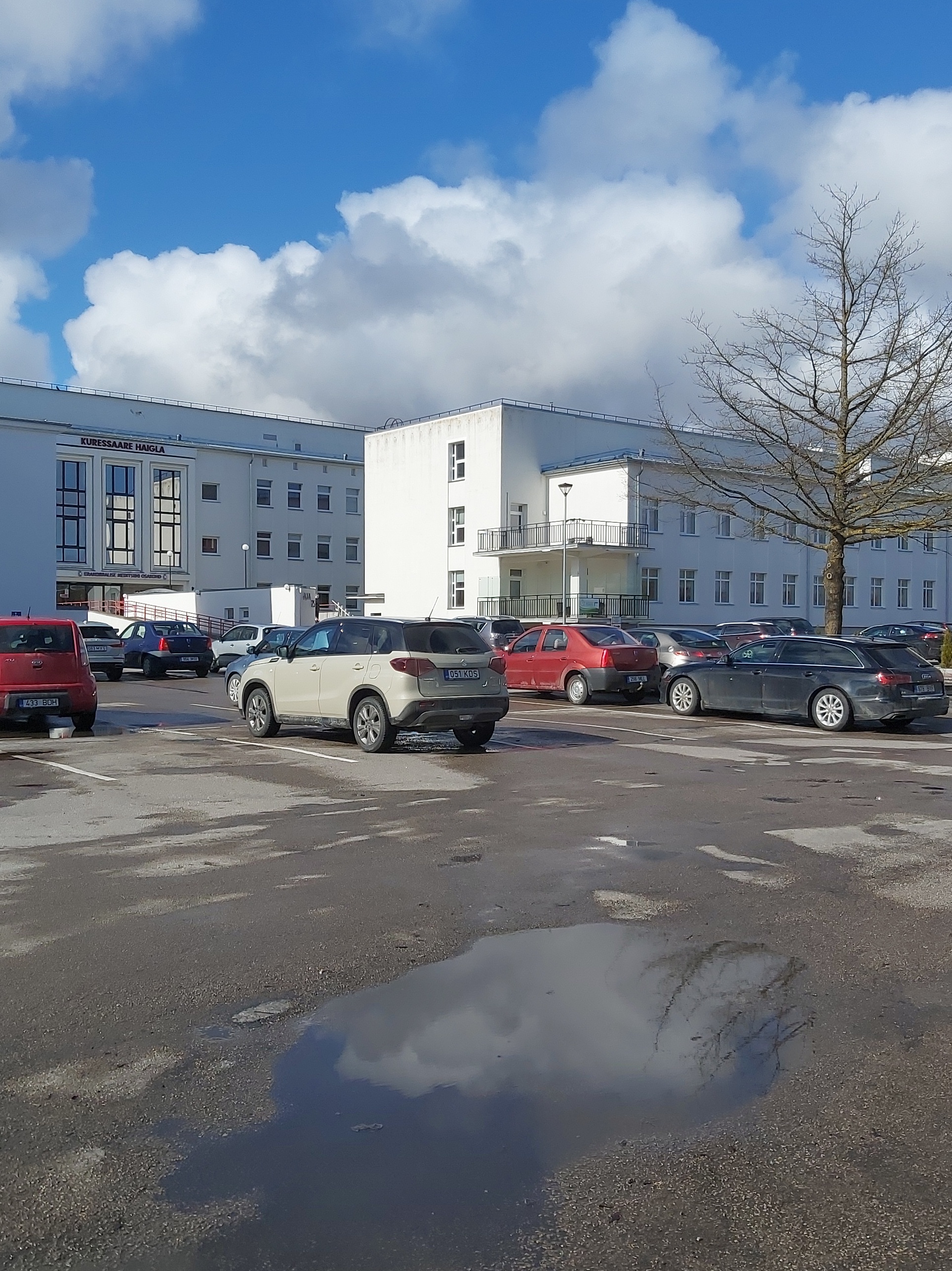 Kuressaare Rajoonihaigla välisvaade rephoto