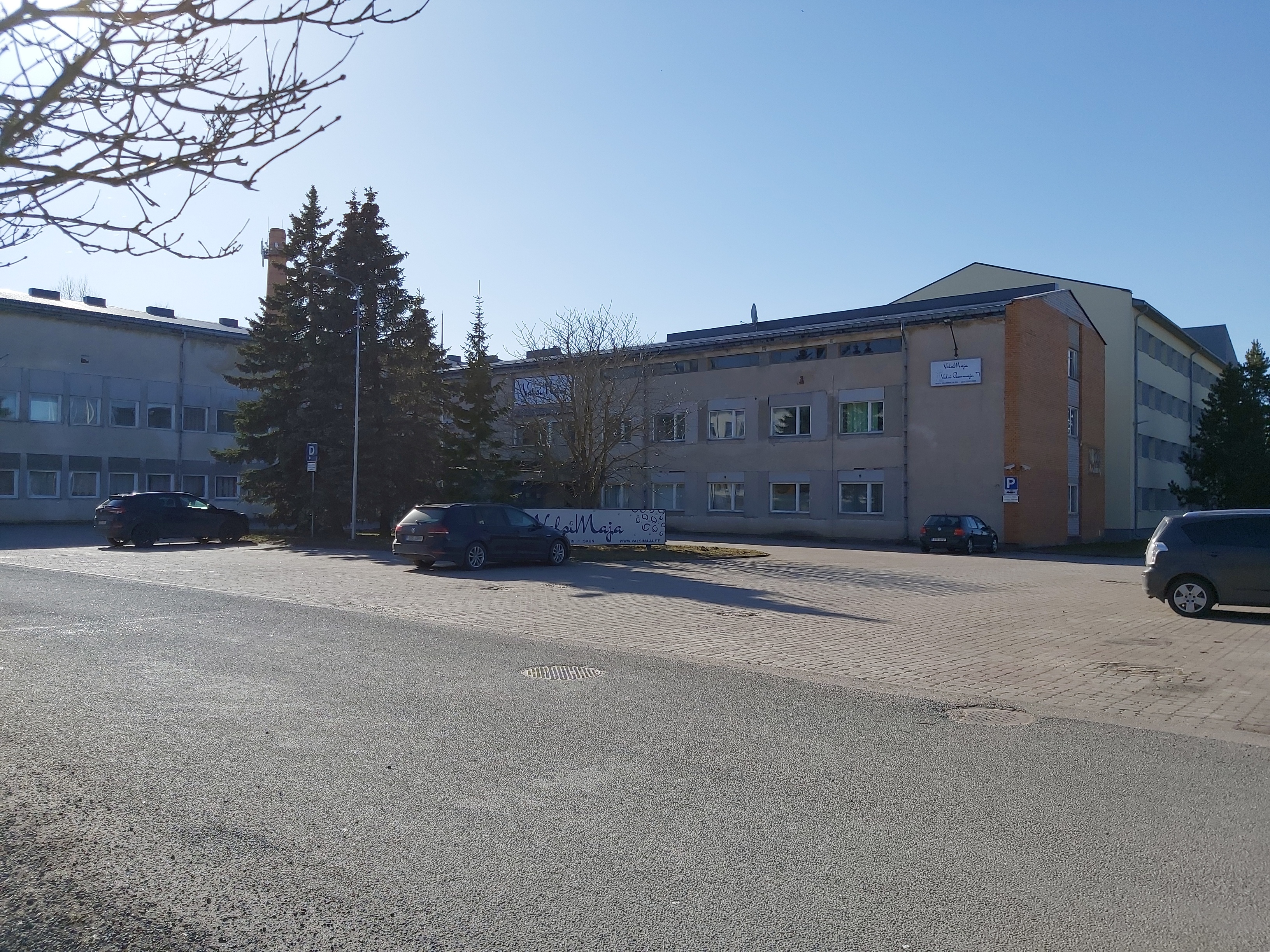 Vaade kolhoosidevahelisele sanatooriumile "Kuressaare". rephoto