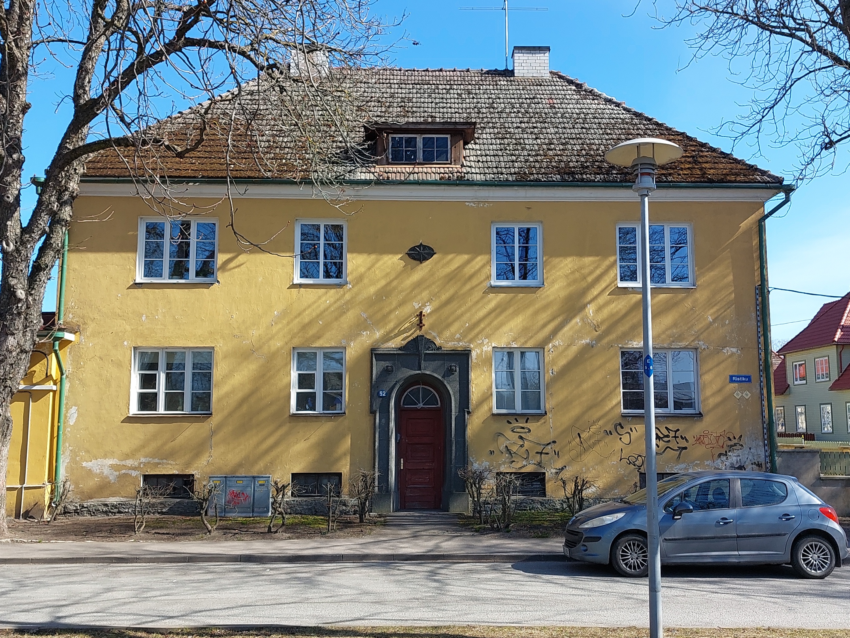 EÜ Oma Kolle asum Pelgulinnas, vaade. Arhitekt Johannes Pikkov rephoto