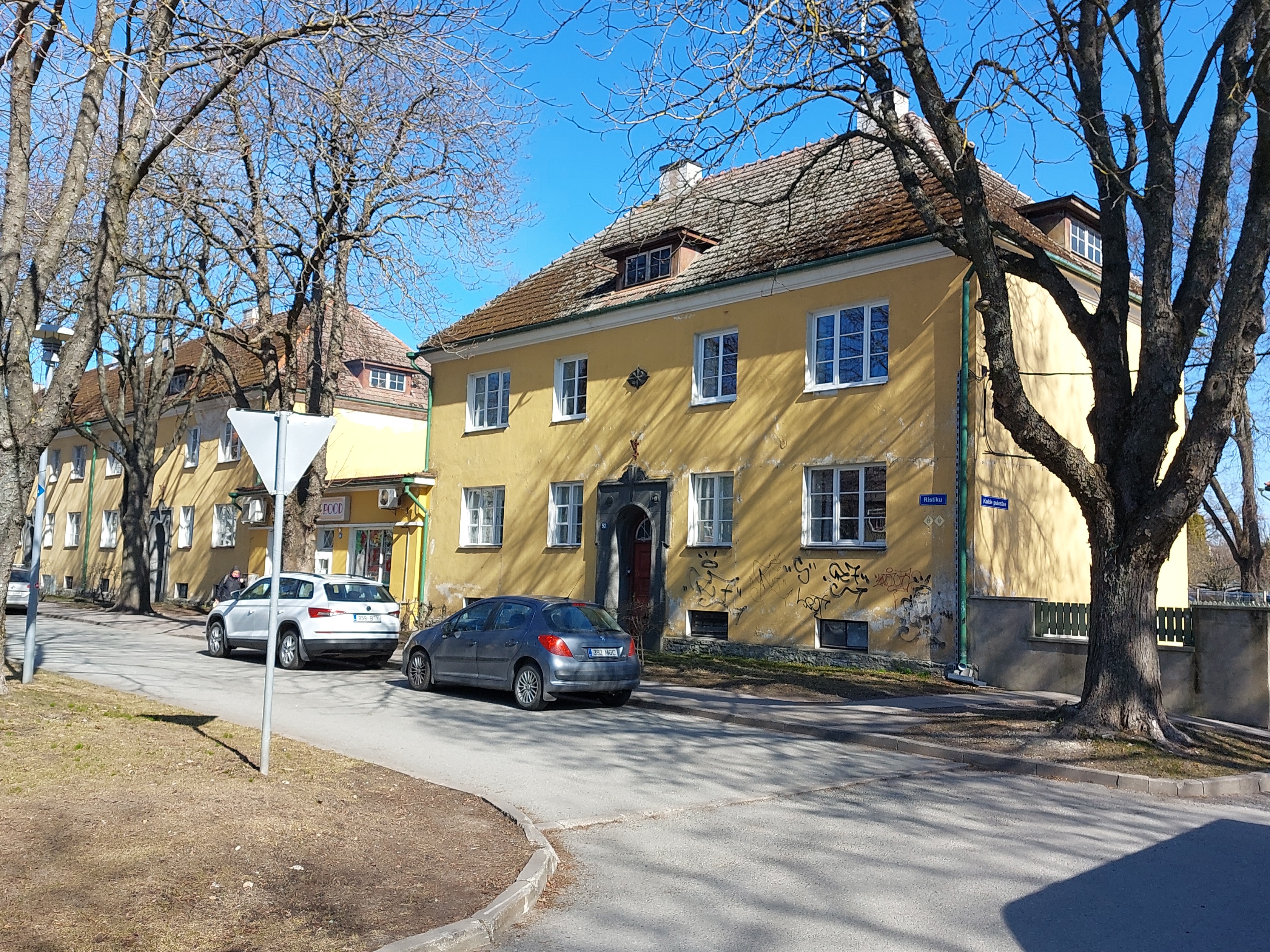 Väikekortrerite ehitusühingu Oma Kolle elamugrupp Pelgulinnas. Arhitekt Johannes Pikkov rephoto