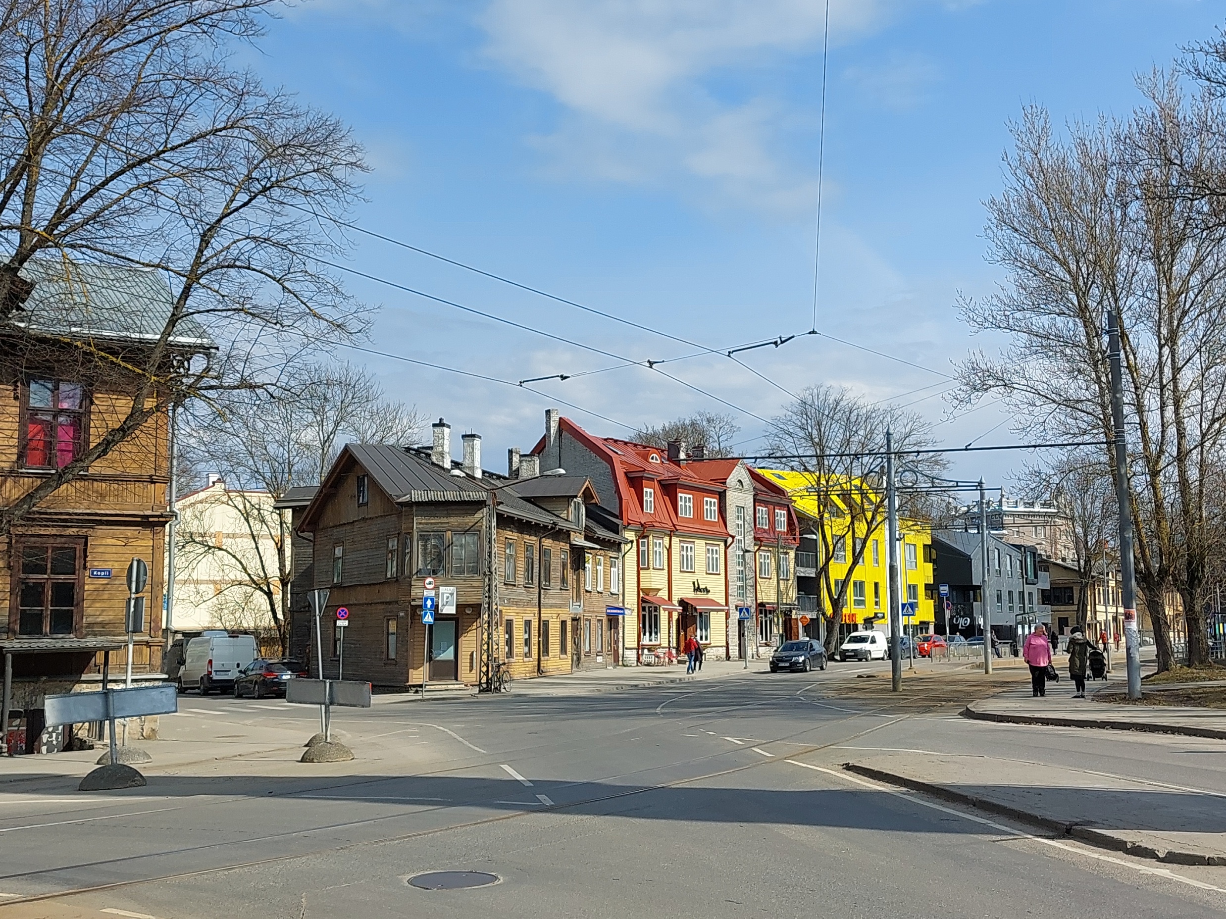 Tallinn, Kalamaja. Kopli ja Malmi tänava nurk. rephoto