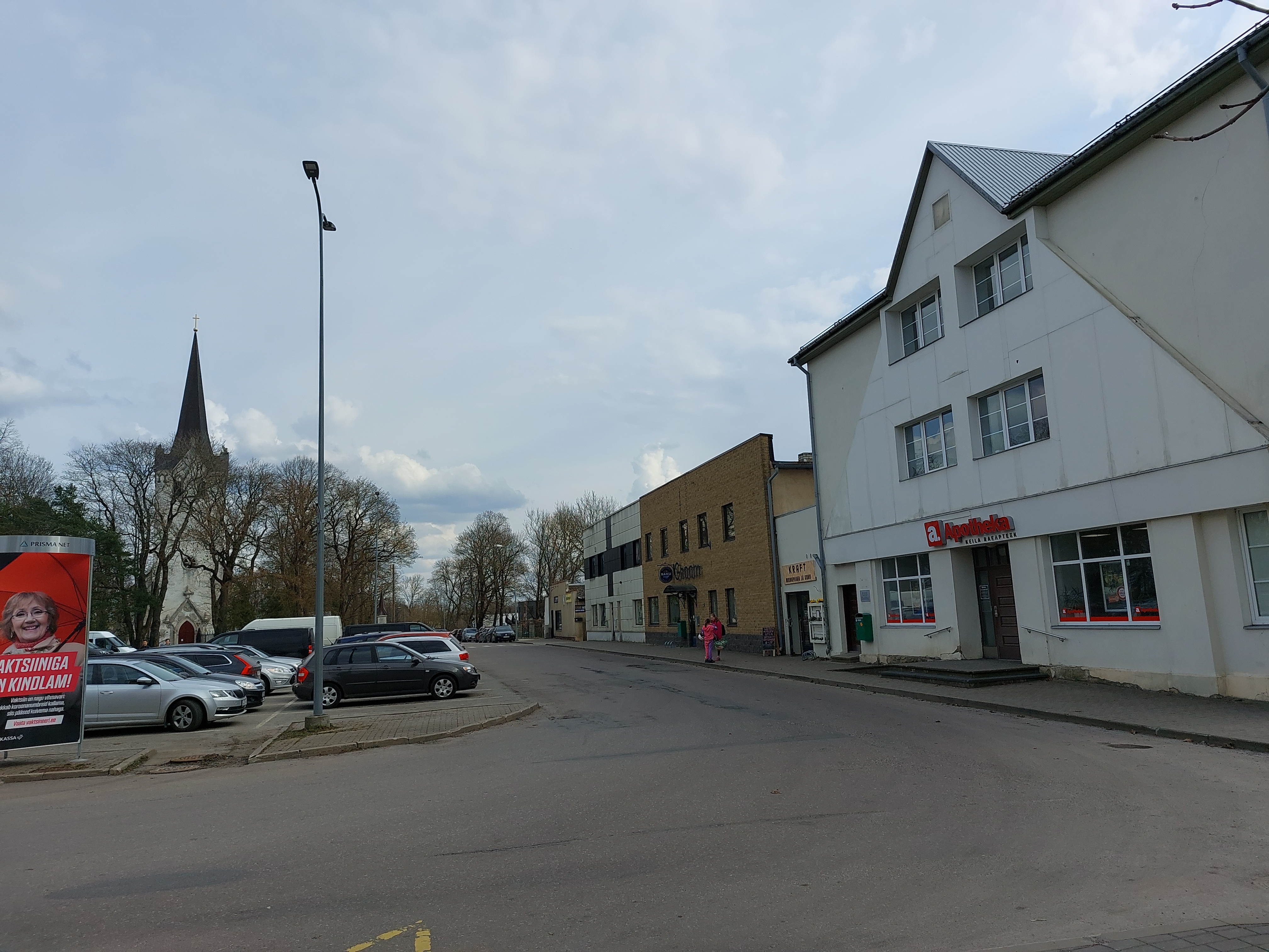 Keila Church and Downtown rephoto