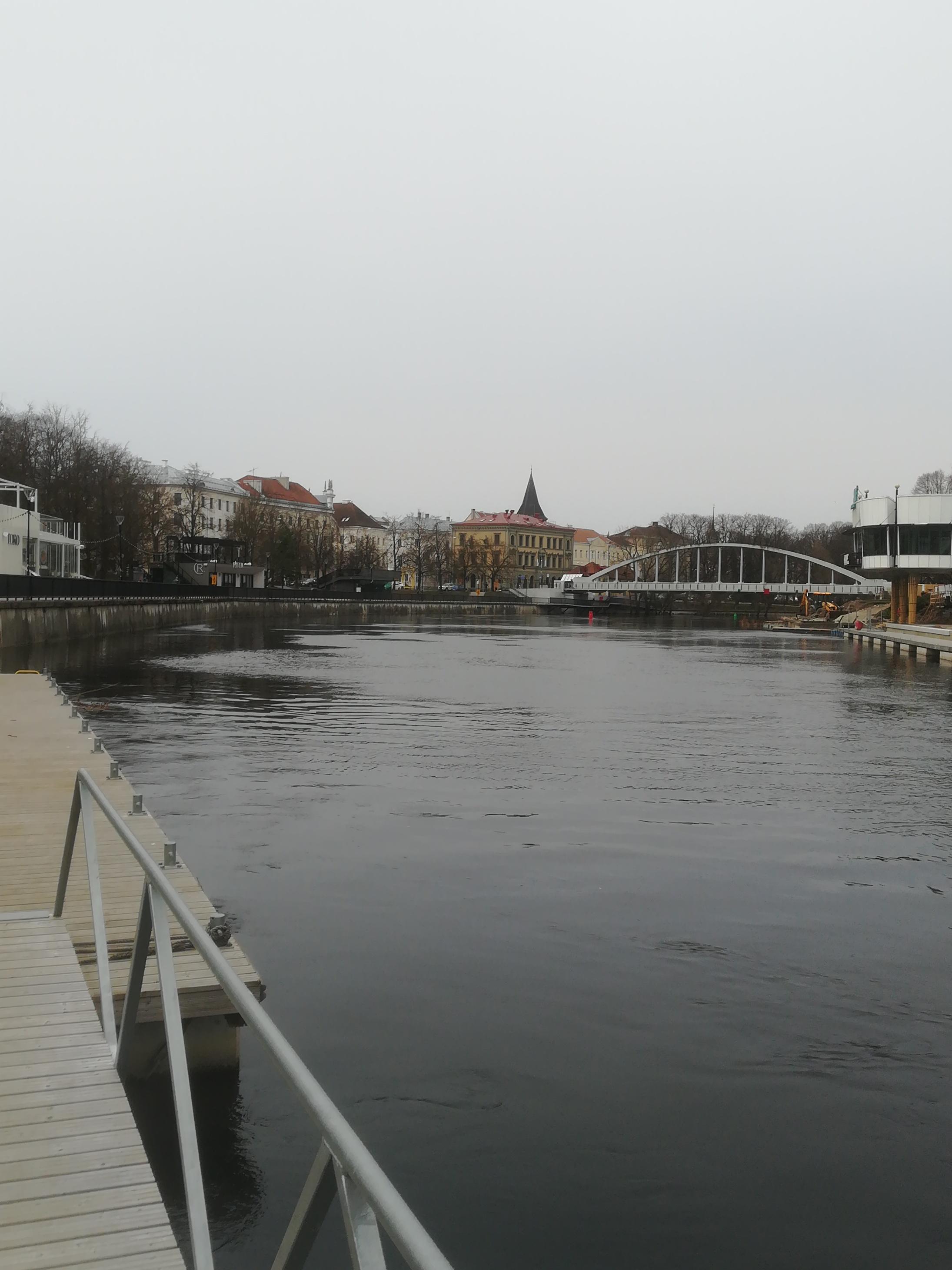 Tartu-Praaga vahel kurseeriv mootorlaev „Tasuja“ Emajõel. rephoto