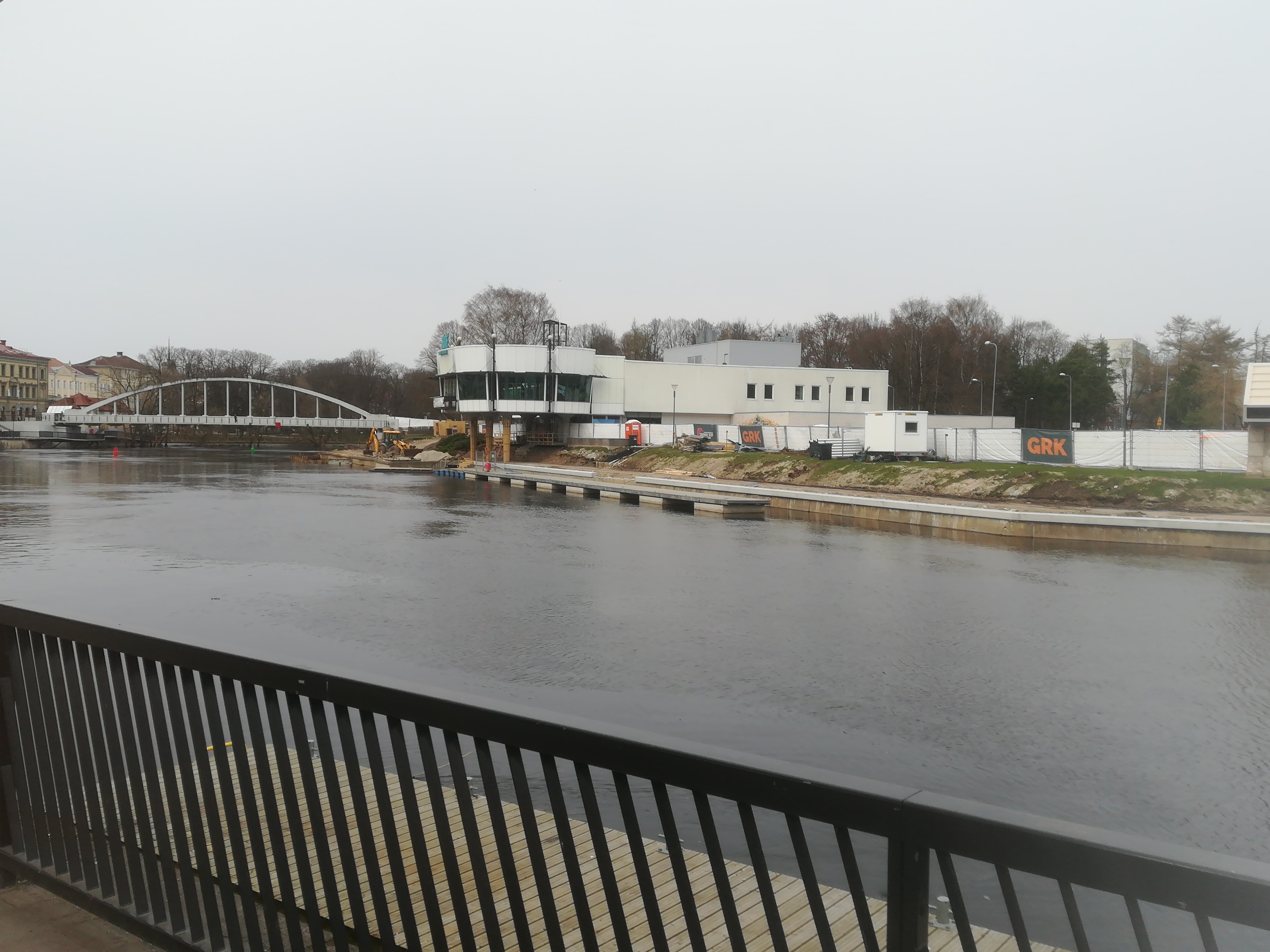 Construction works of Tartu watervärk (?) rephoto