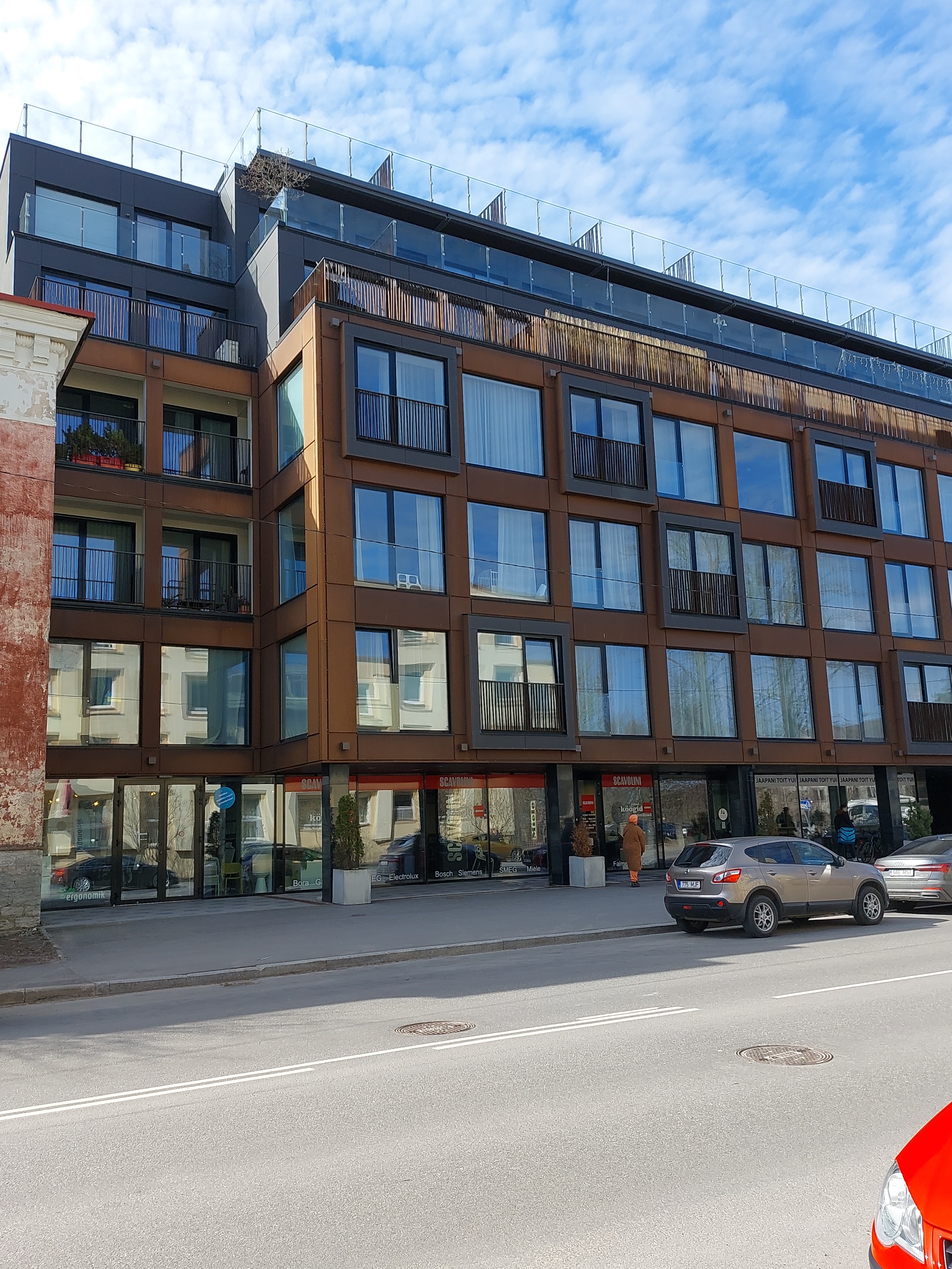 Commemorative monument for Nikolai Janson in the new building "Volta" Harju County Tallinn Tööstuse 47 rephoto