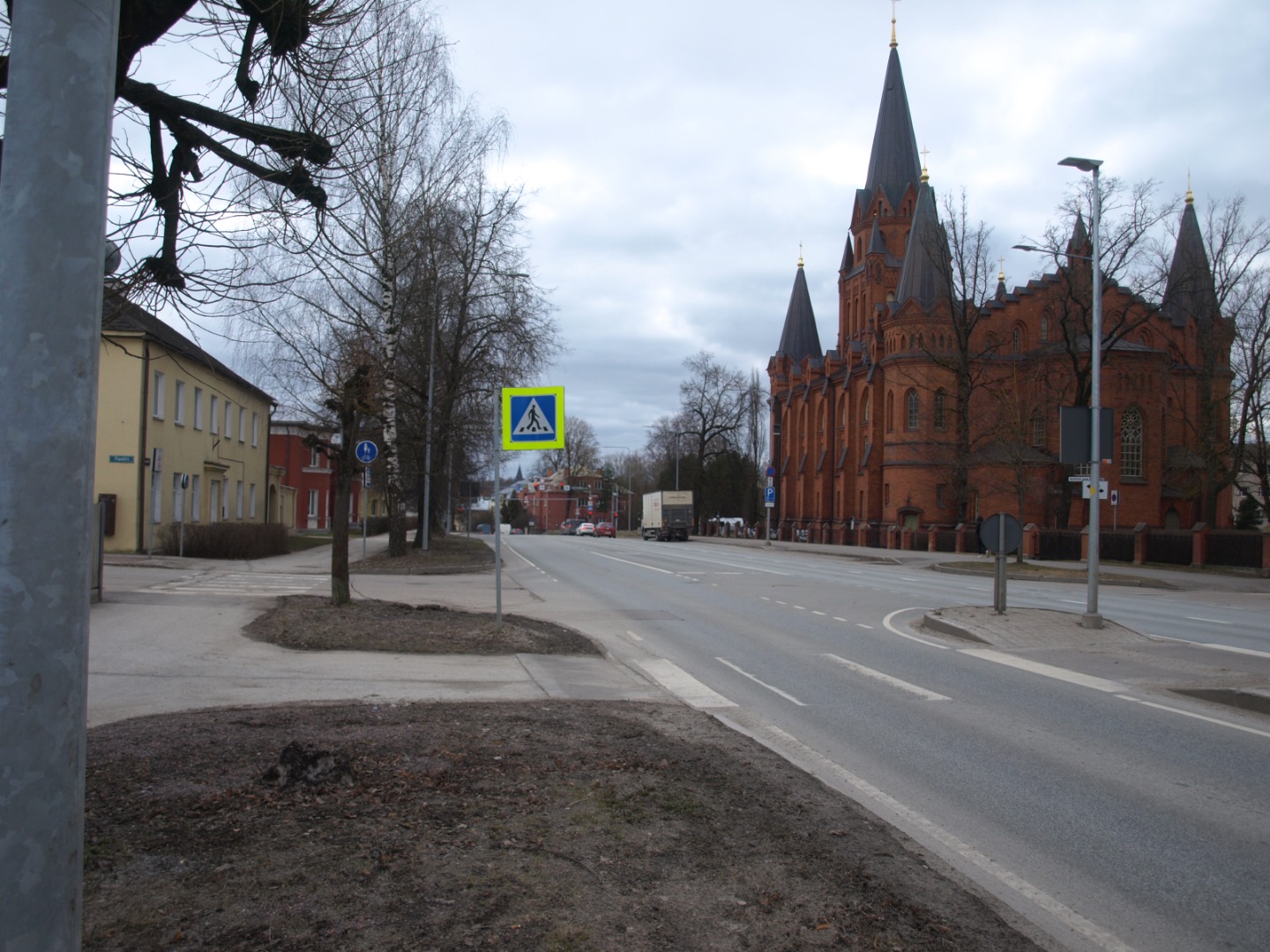 Narva tänava vaade Kalmistu tänava nurgalt Tartus rephoto