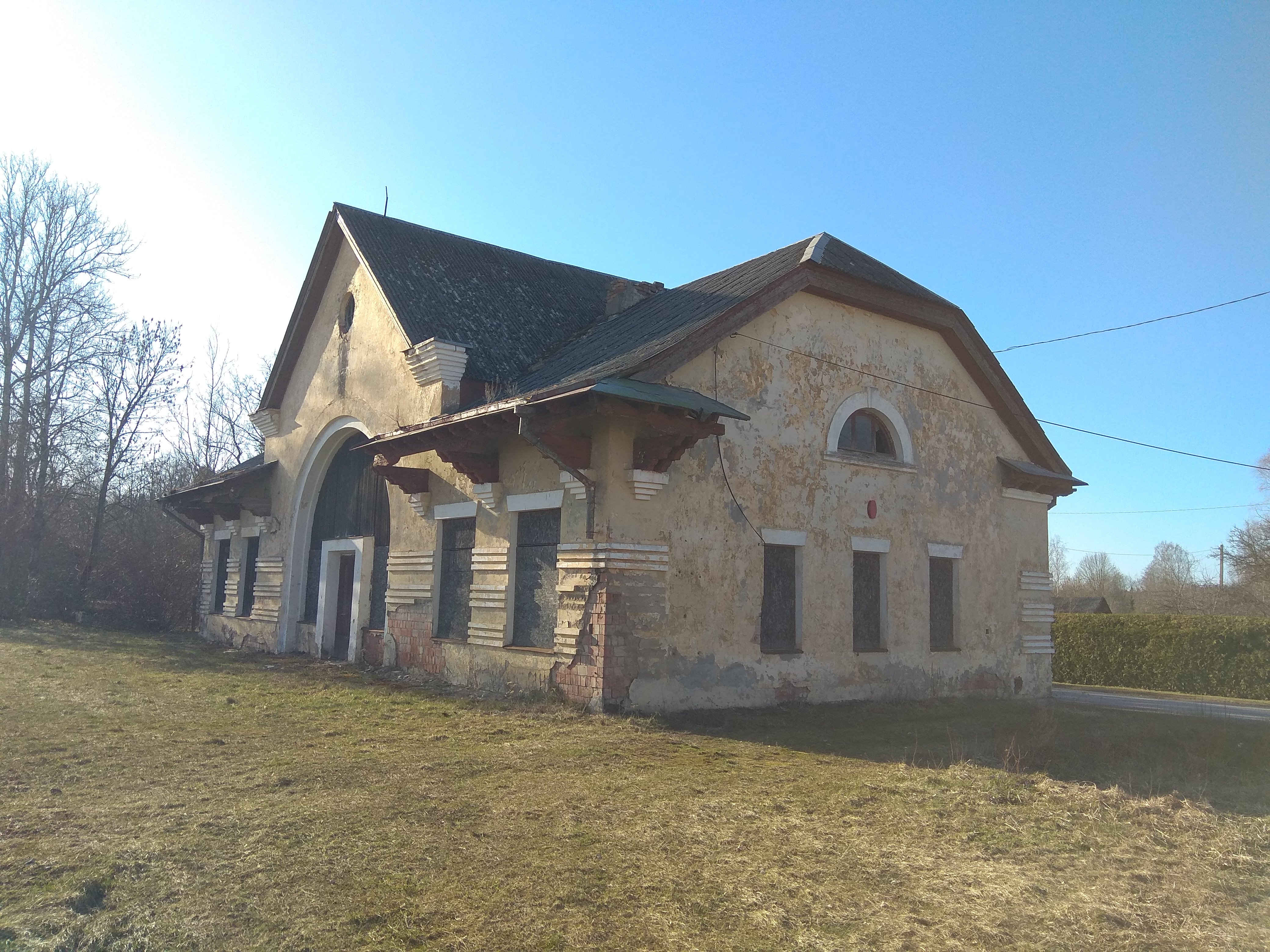 Sonda railway station Ida-Viru county Sonda county Uljaste tee 3a, Sonda alevik rephoto