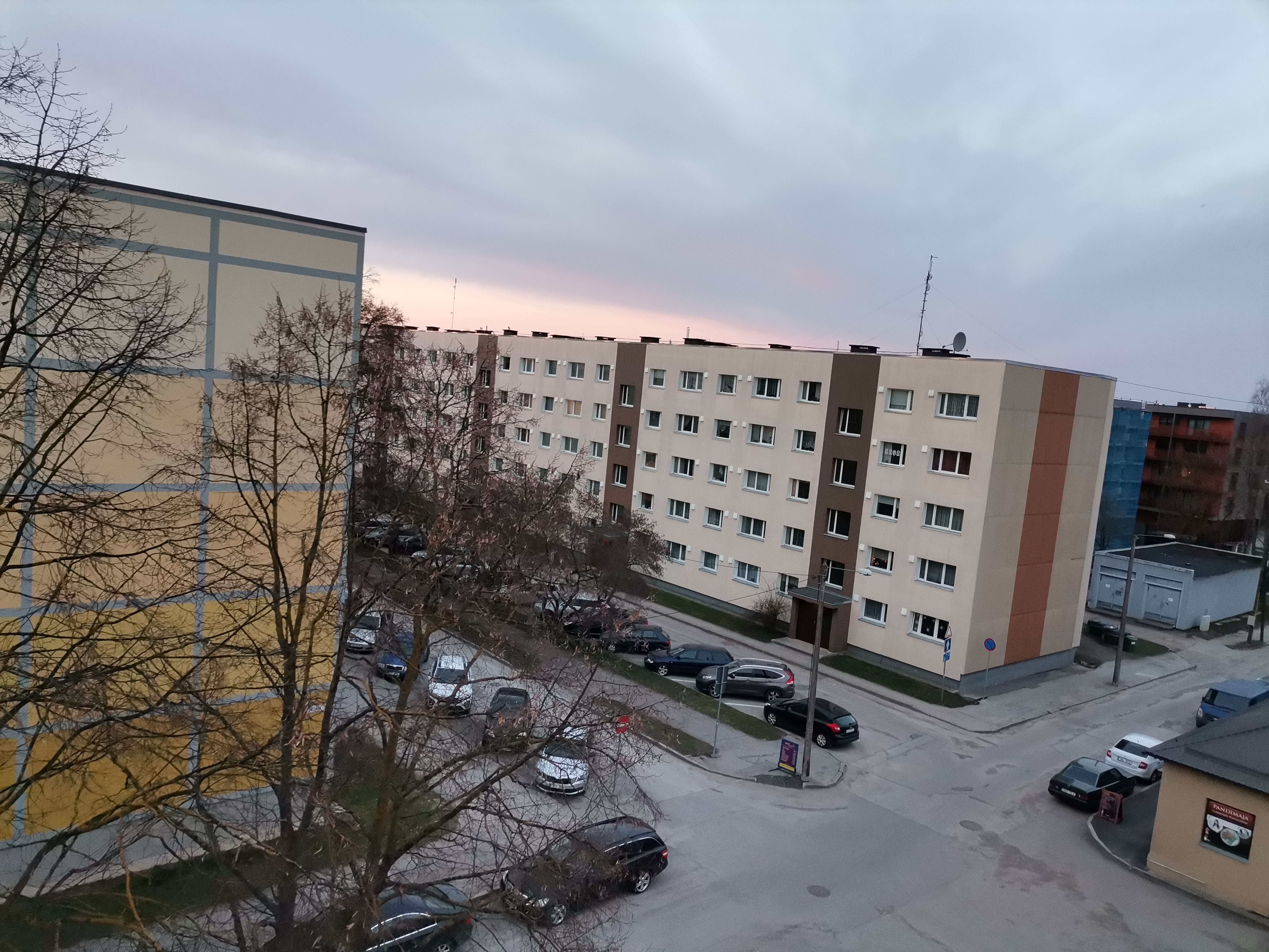 Tartu linnavaade. Kalevi mikrorajooni ehitus. 1984.a. rephoto