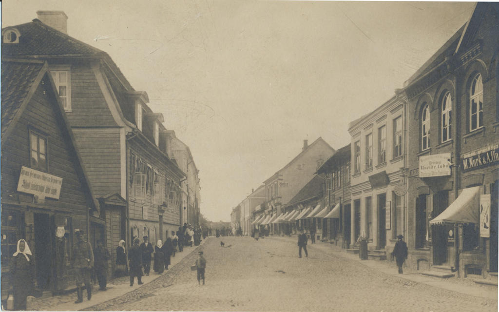 foto, Viljandi, Lossi tn (Tartu ja Kauba tn vahel), u 1910 foto Christin