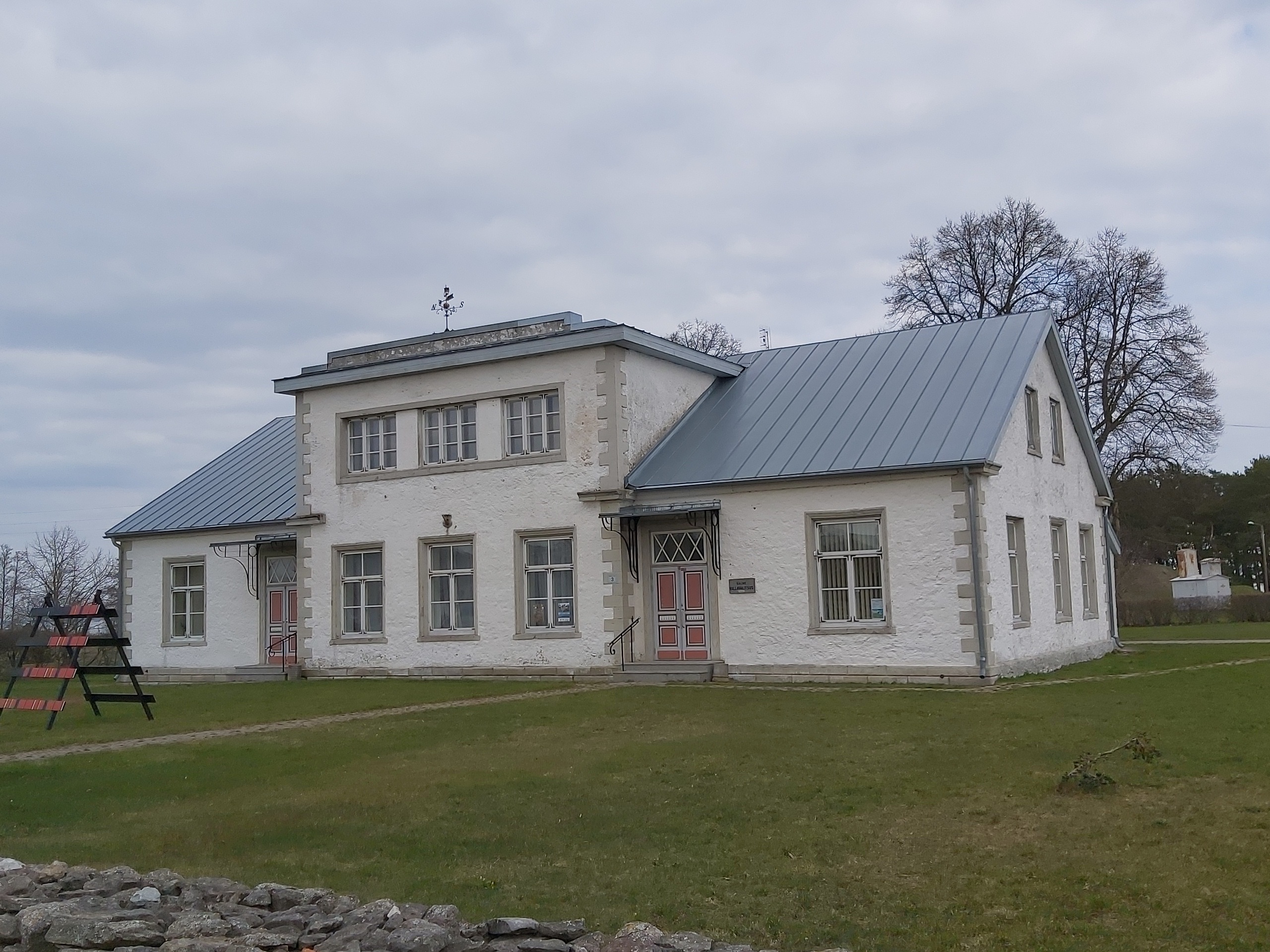 Salme Start School buildings in Saaremaa rephoto