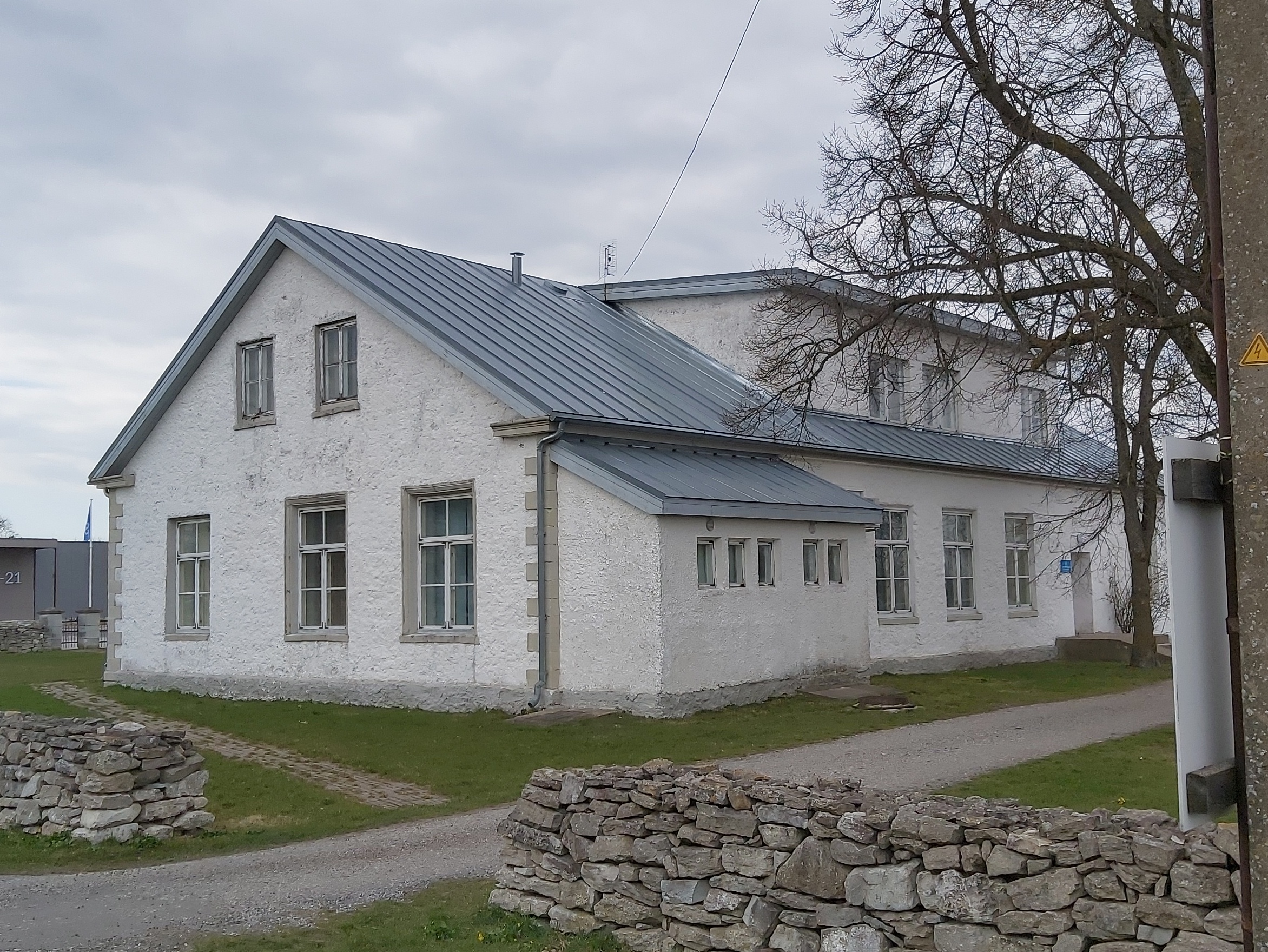 Salme Start School buildings in Saaremaa rephoto