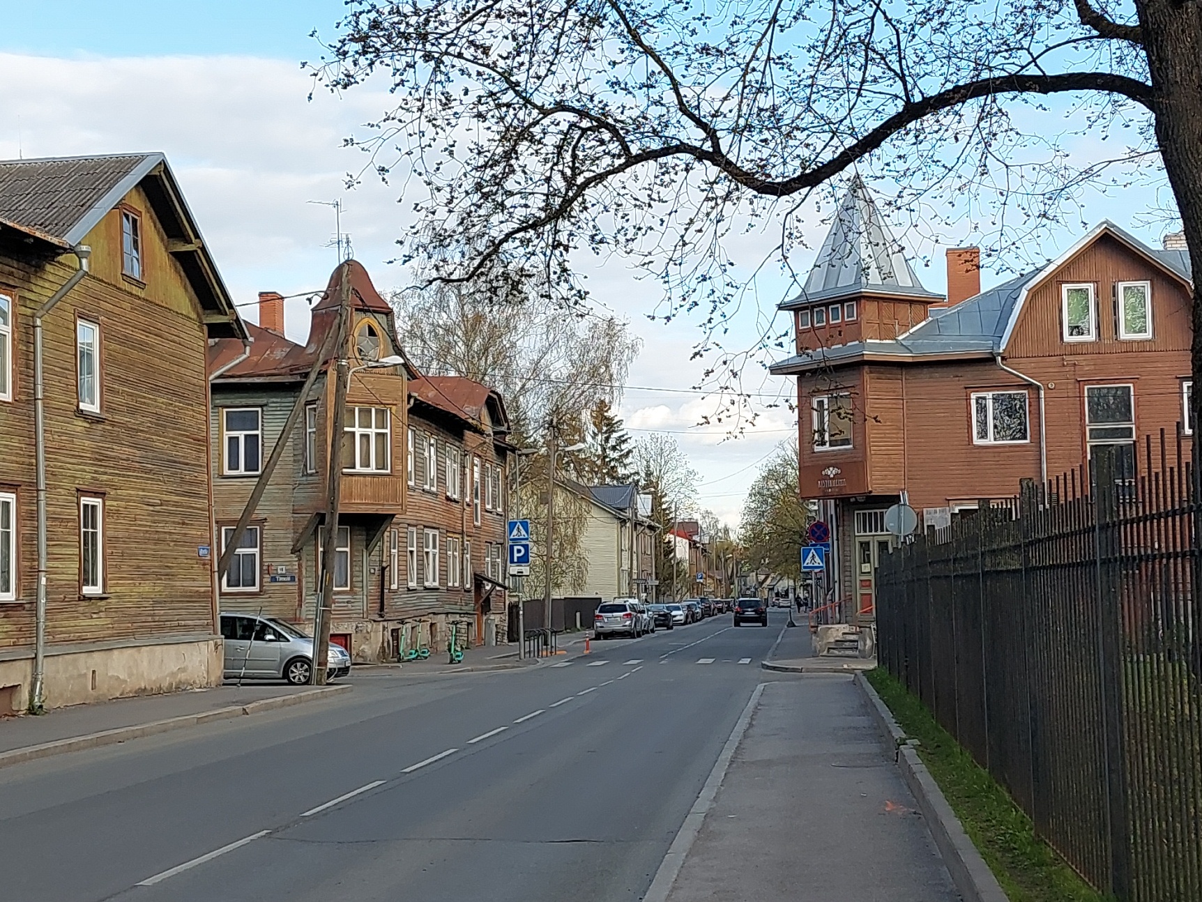 The corner of the crossroads and Timuti Street rephoto