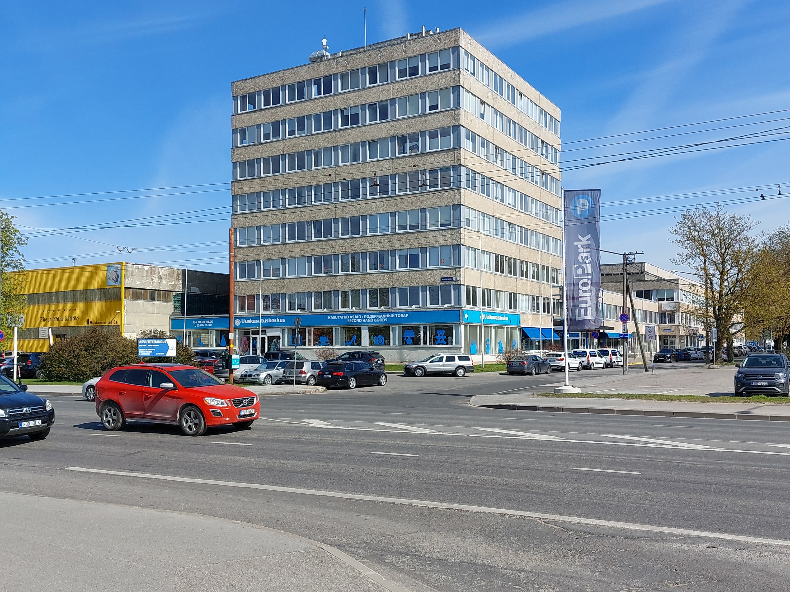 Vaade tehase "Ilmarine" laboratooriumihoonele. rephoto