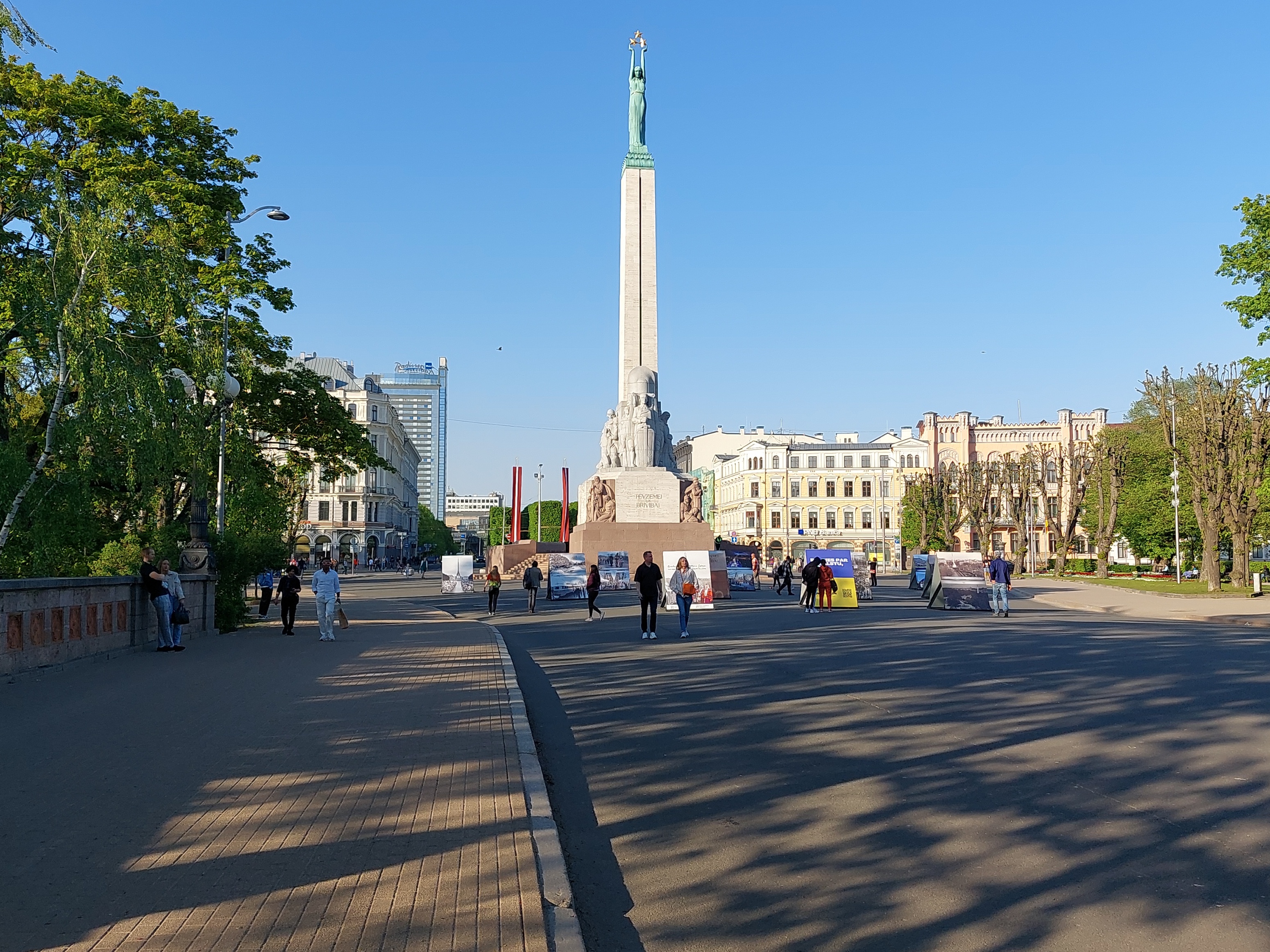 Riga. Freedom Bulgar rephoto