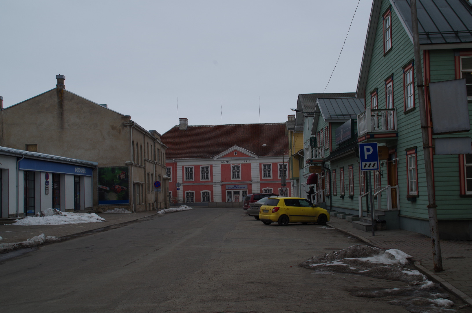 Rakvere, vaade Tallinna tänavale rephoto