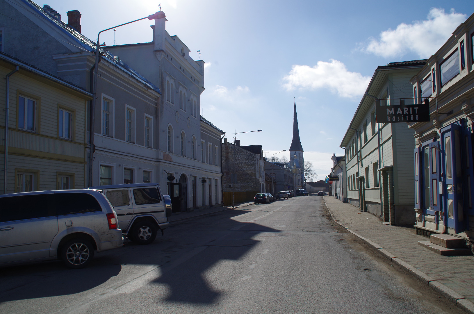 Vaade Rakvere Pikale tänavale rephoto