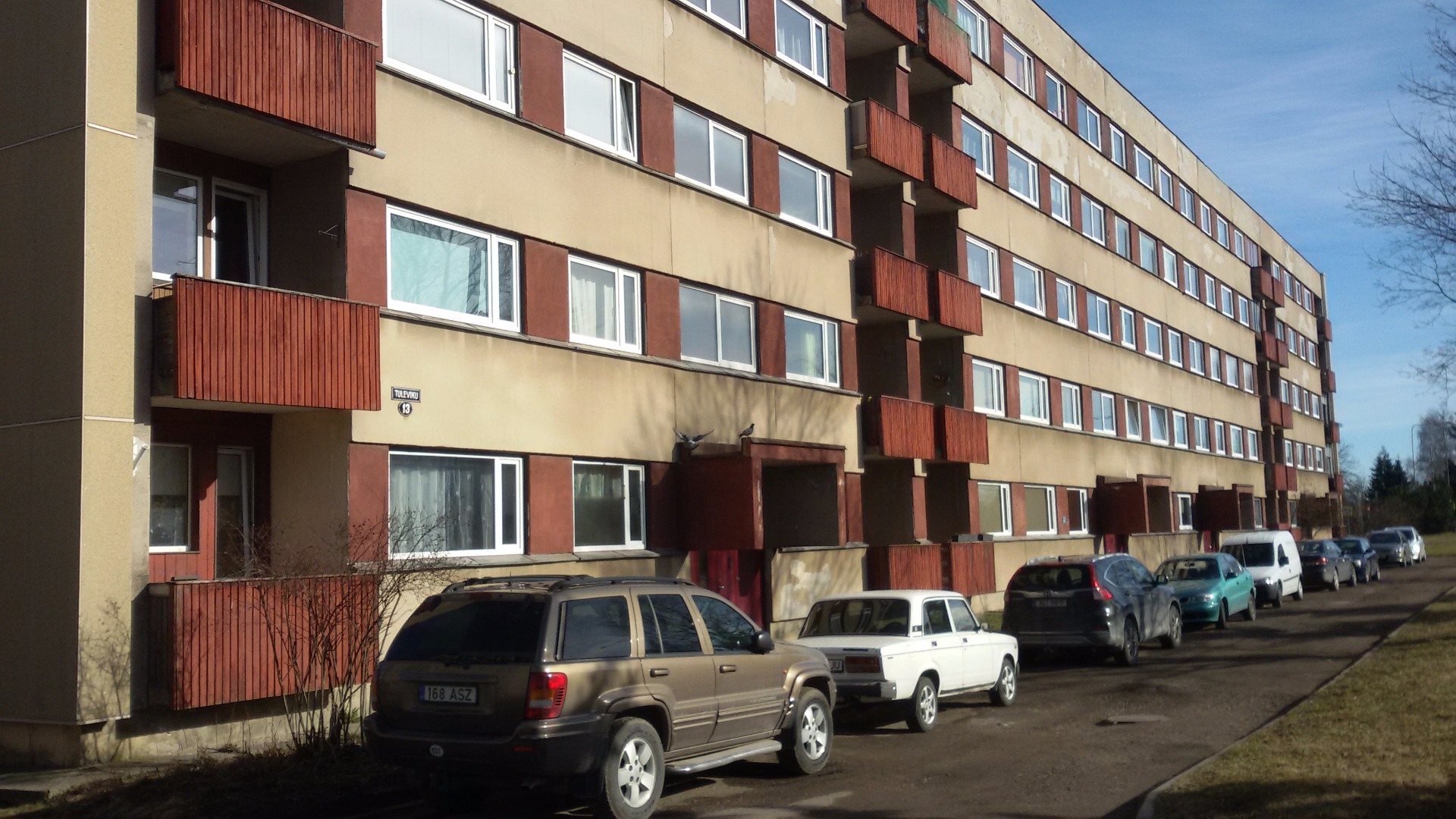 Korterelamu Rakveres, eestvaade rephoto