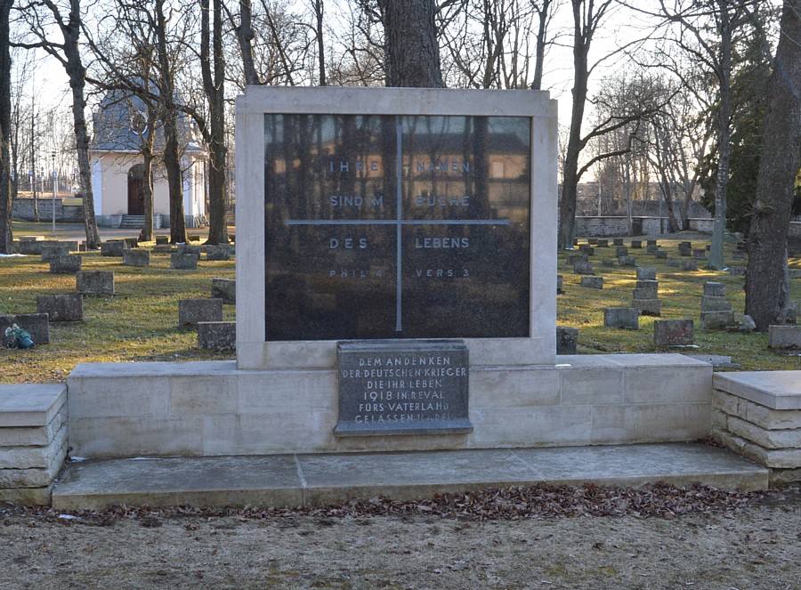 Tallinn. Tomb of German soldiers on the Kopli cemetery rephoto