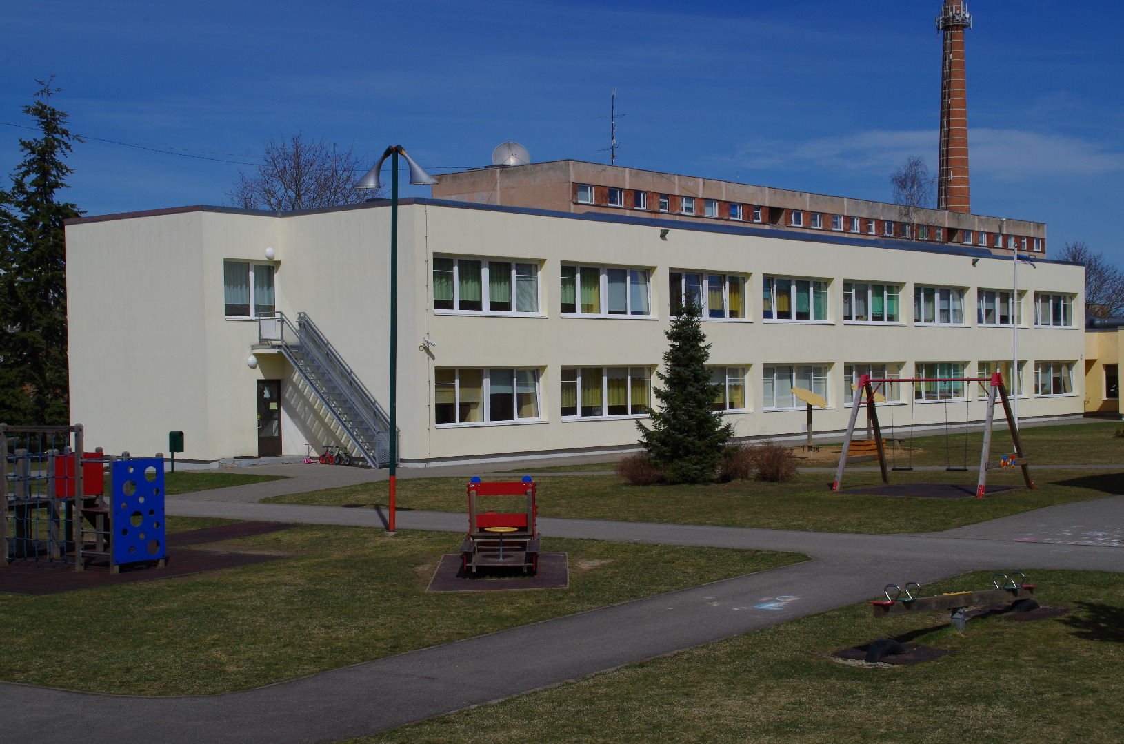 Rakvere lasteaed, tagantvaade rephoto