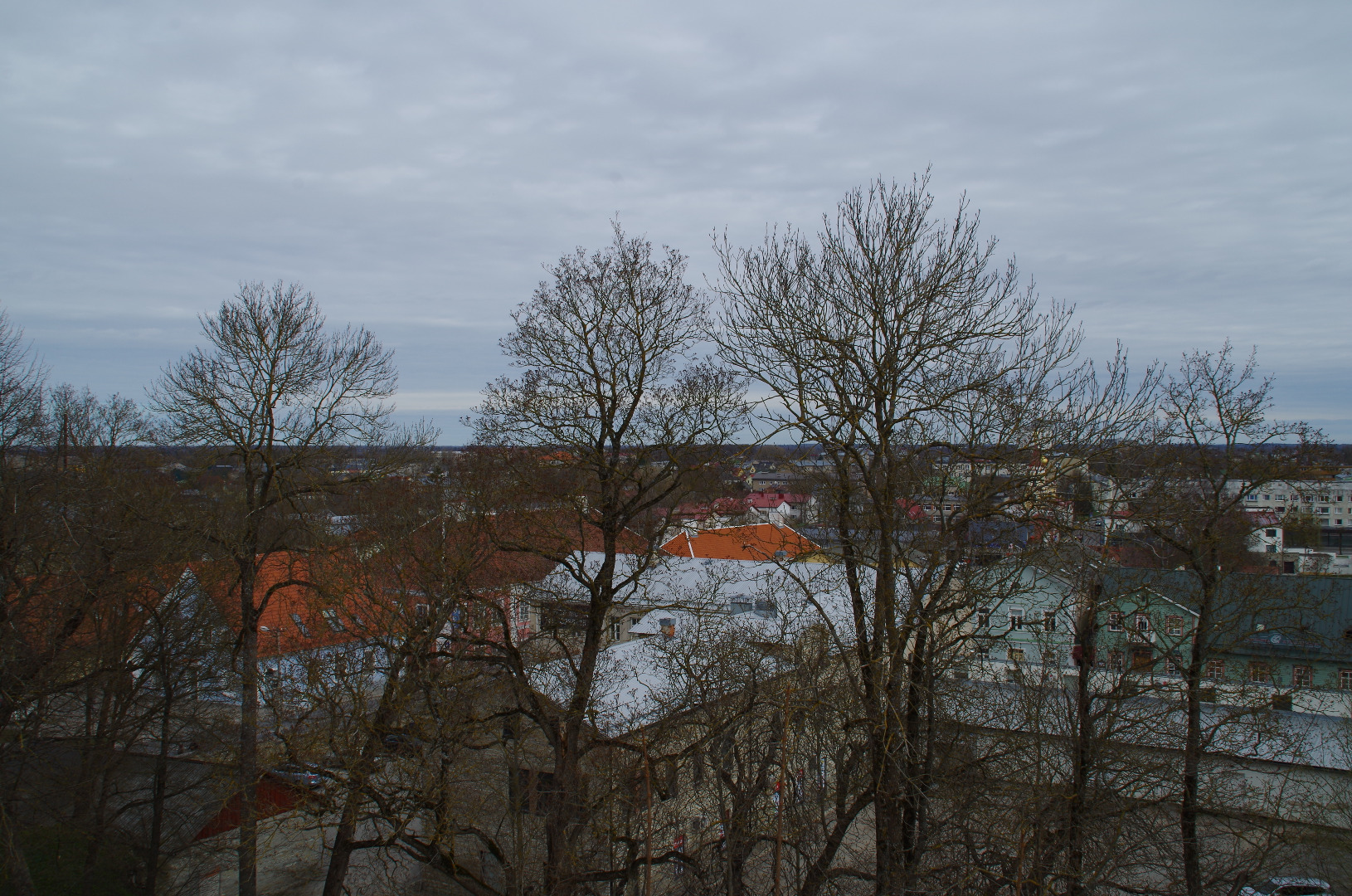 Rakvere, view of the city rephoto