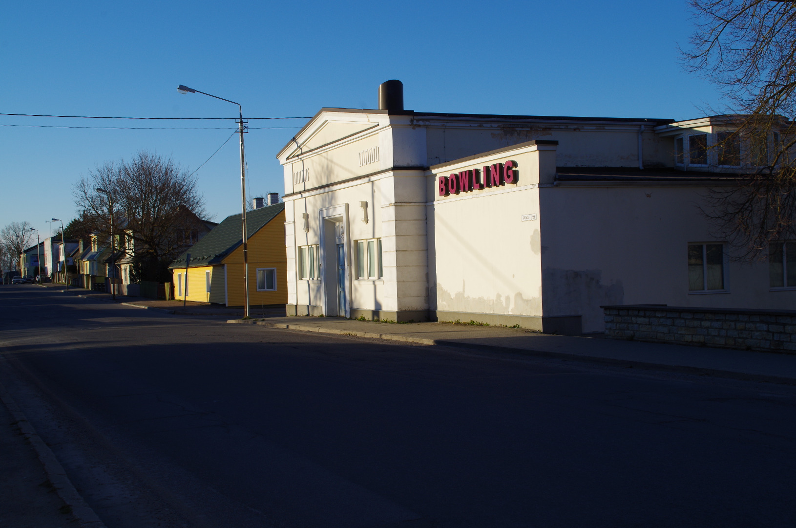 Former cinema Union building Winning Street in Tallinn rephoto