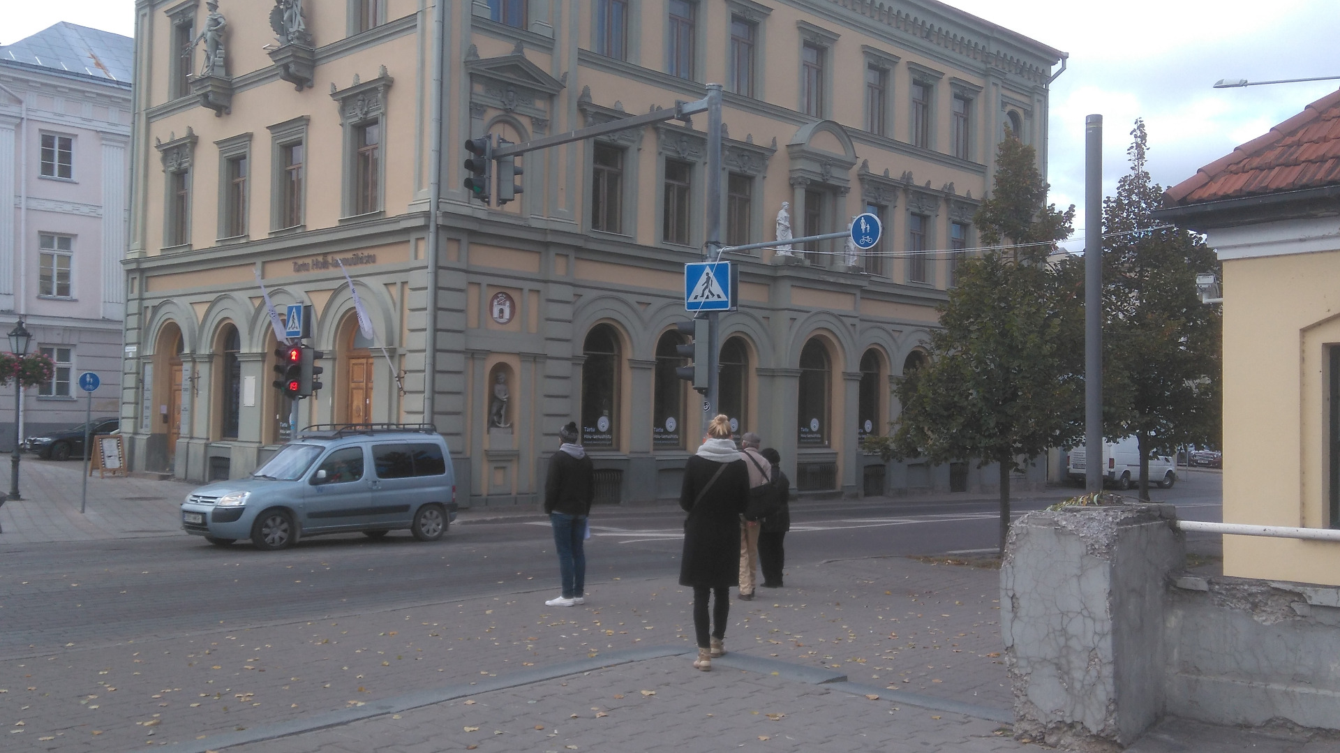 Raekoja plats, pangahoone. Tartu, 1912. rephoto