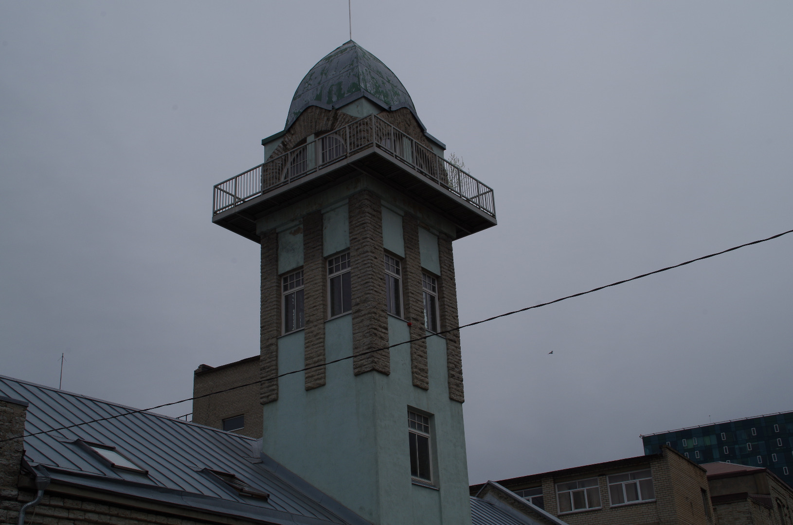 Tselluloosivabriku tuletõrjehoone, 2 vaadet. Arhitekt Jacques Rosenbaum rephoto