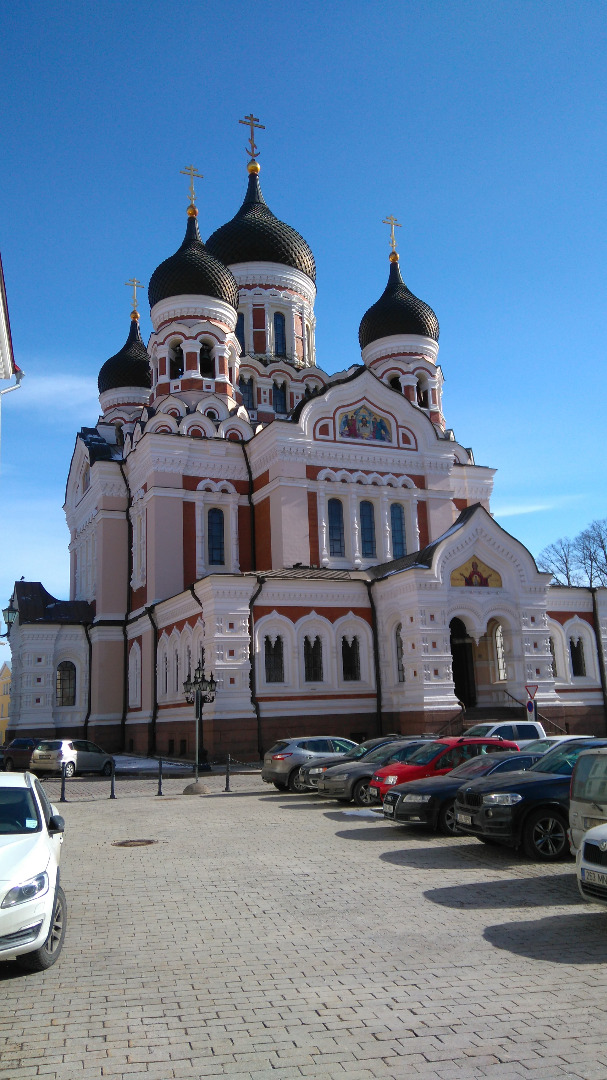 Aleksander Nevski katedraali lähivaade rephoto
